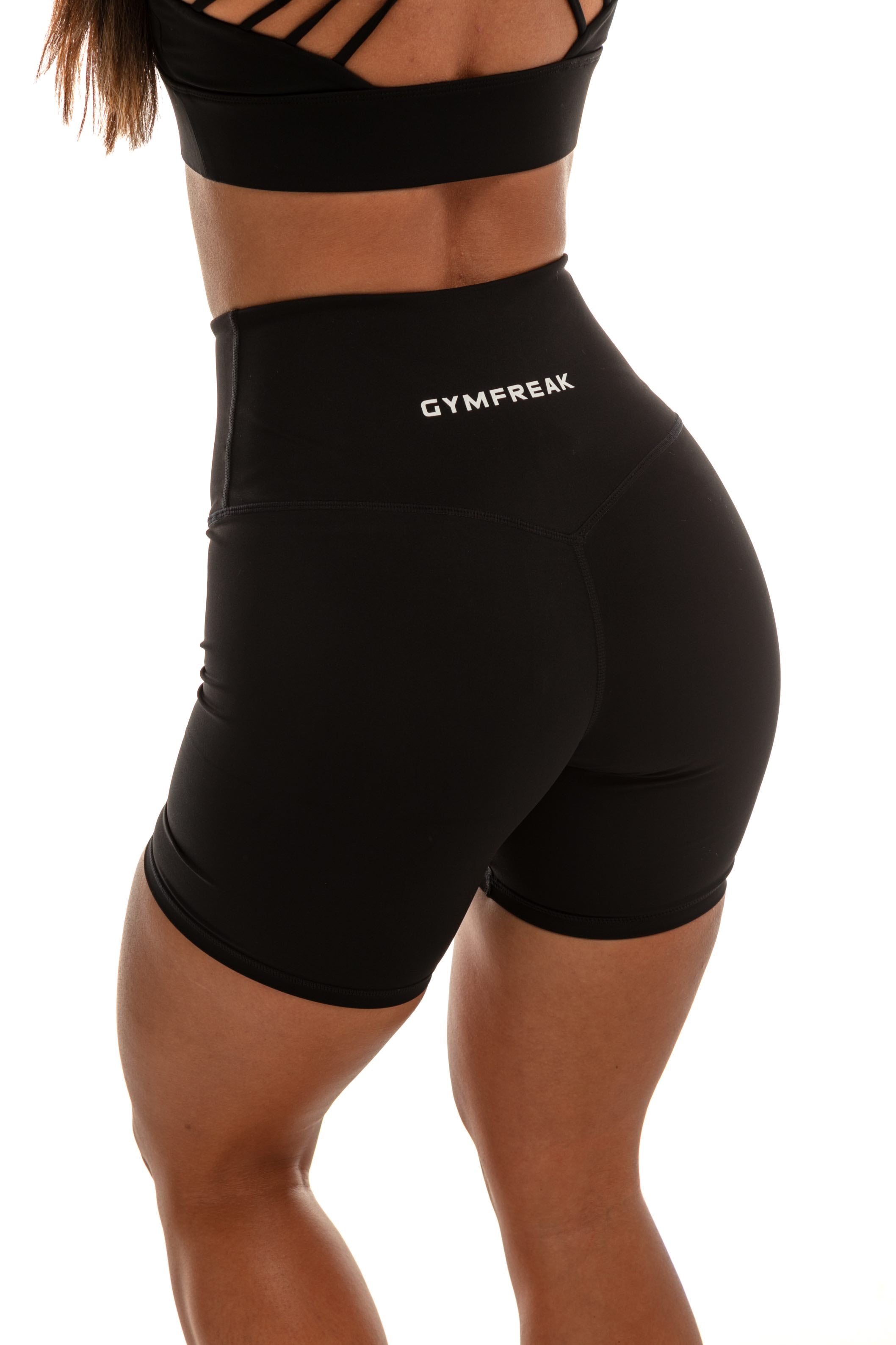GymFreak Women's Vision Shorts - 6 inch Black