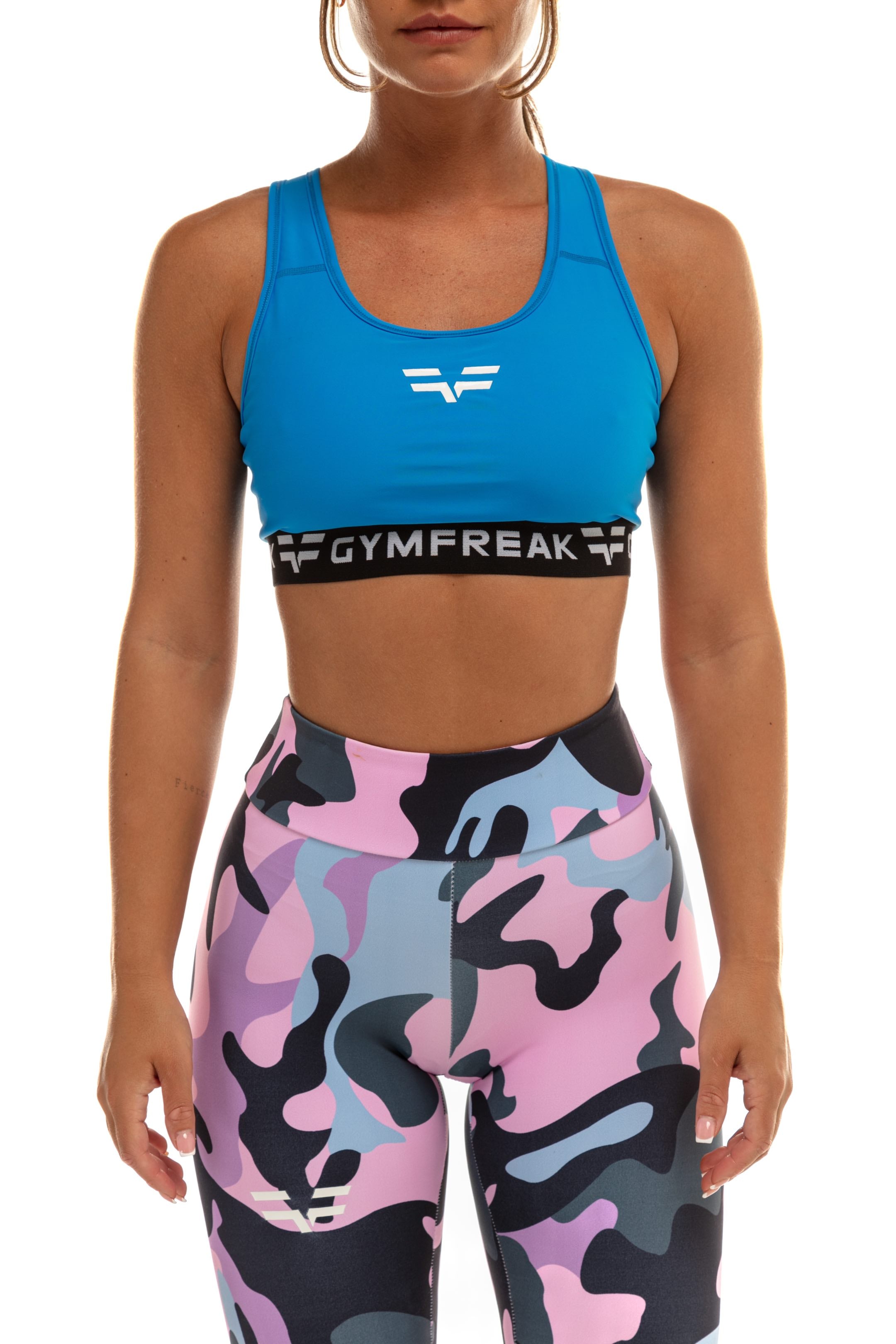 GymFreak Womens Pro Bra - Blue