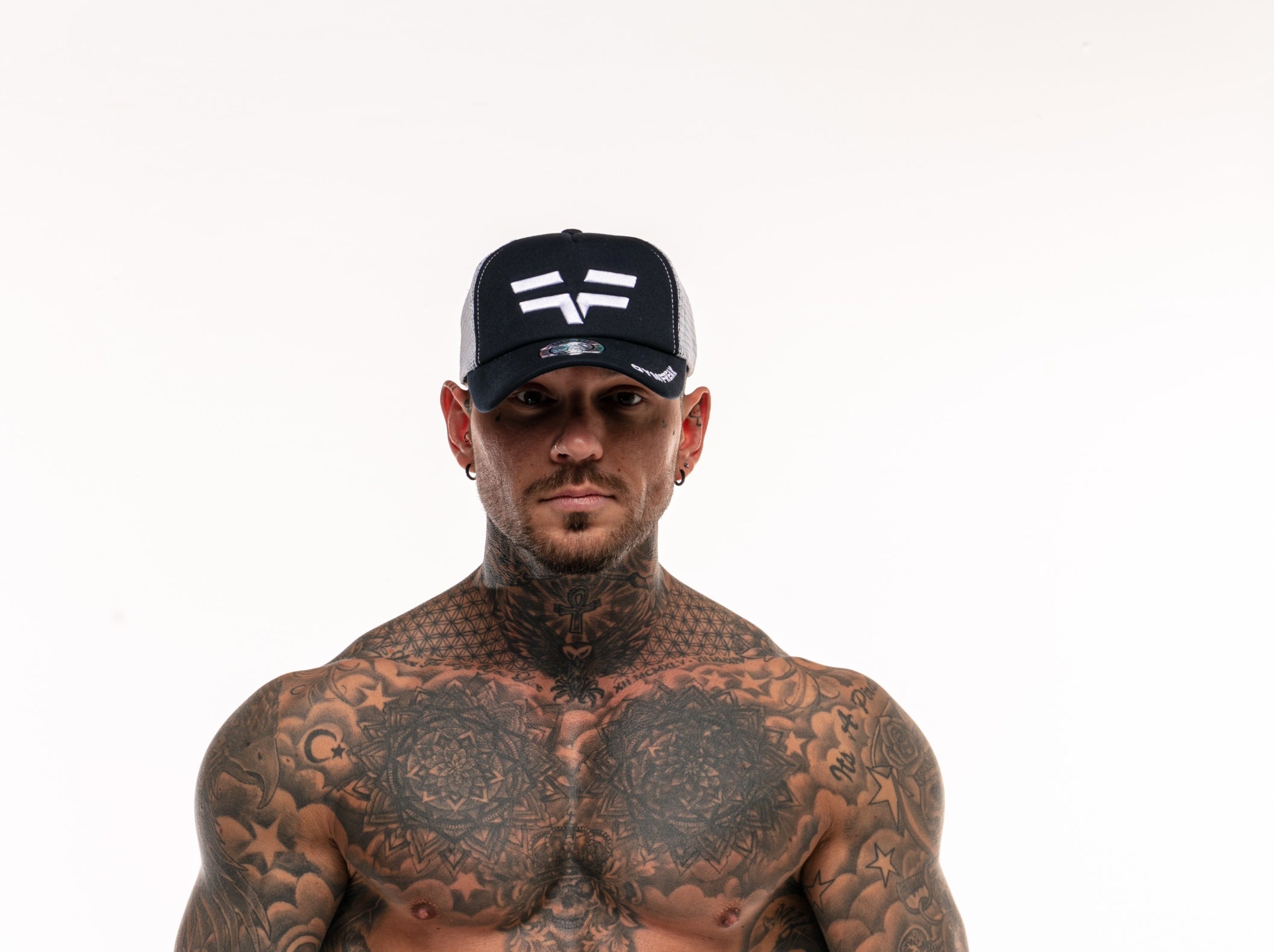 GymFreak Active Cap - Blue/White