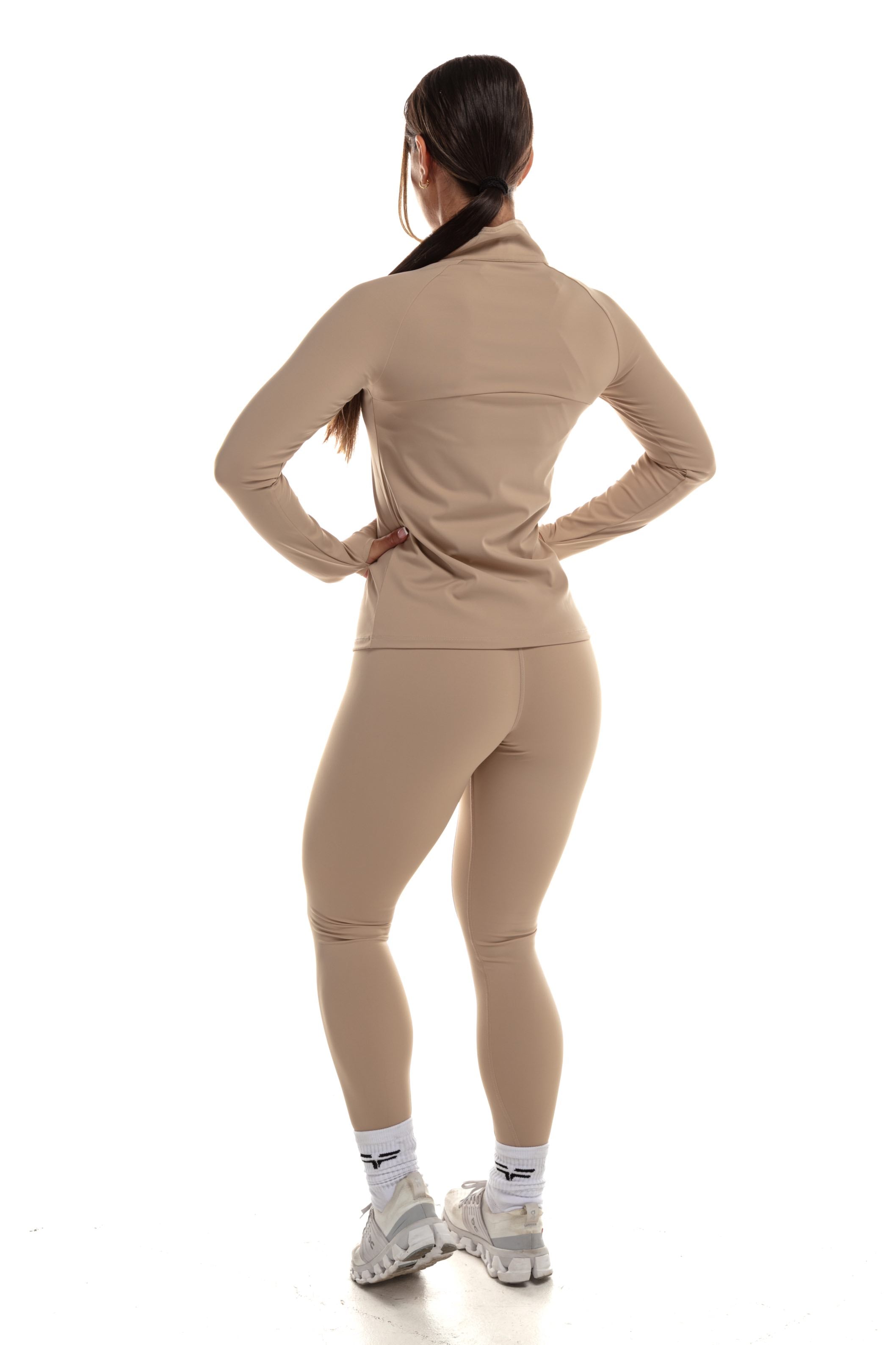 GymFreak Women's Vision Leggings - Sand