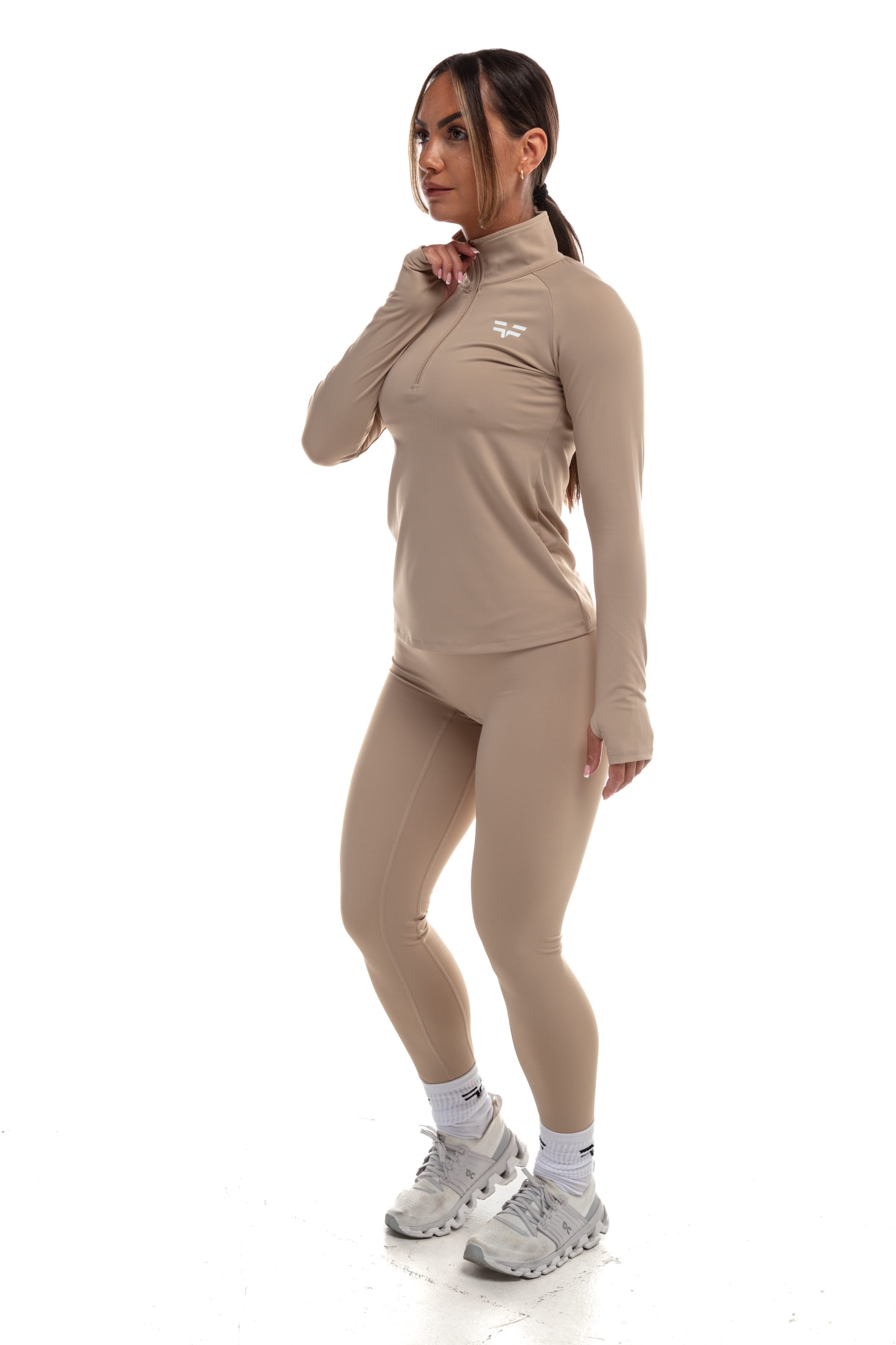 GymFreak Women's Vision Leggings - Sand