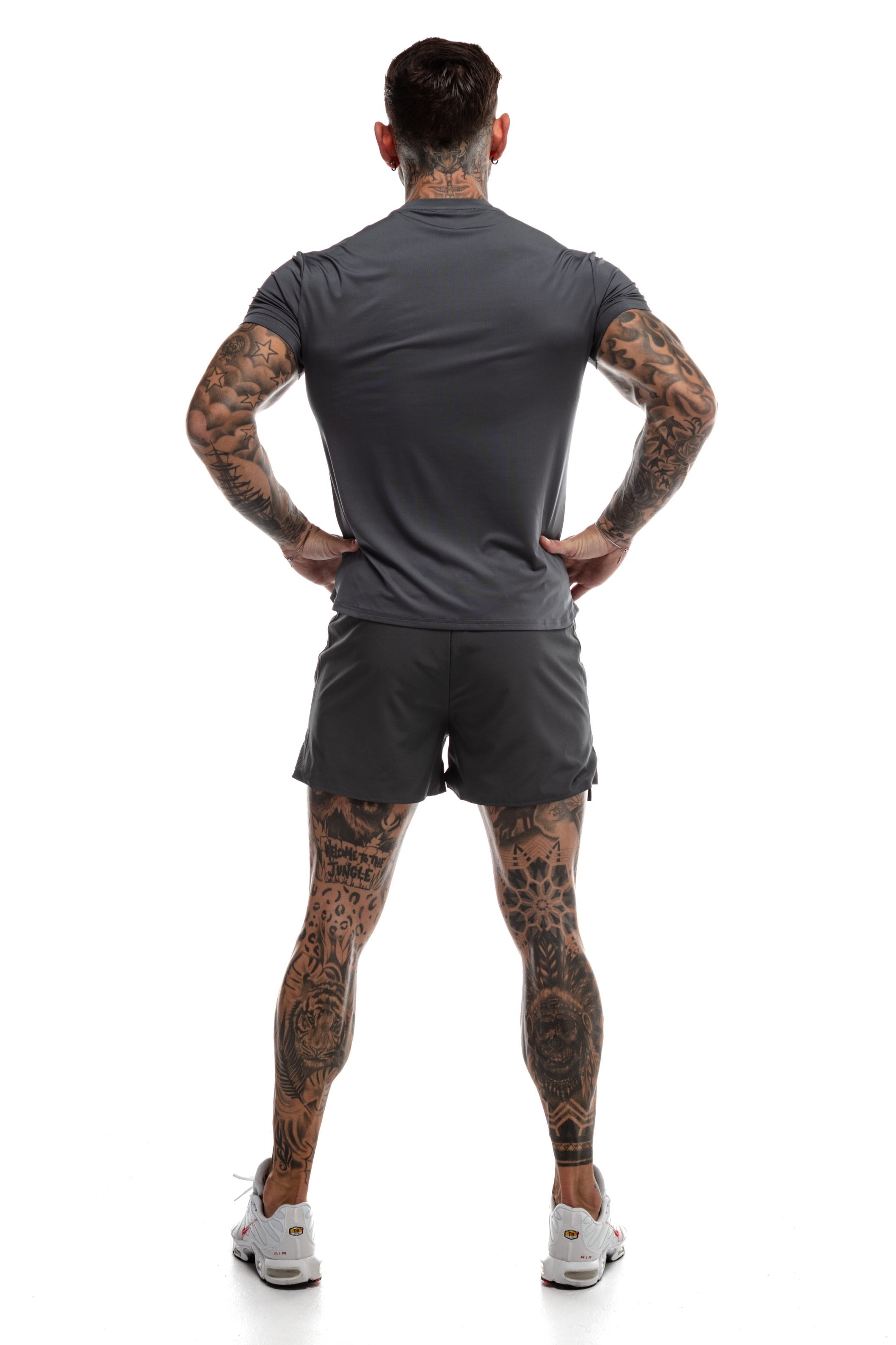 GymFreak Mens Fusion T-Shirt - Charcoal