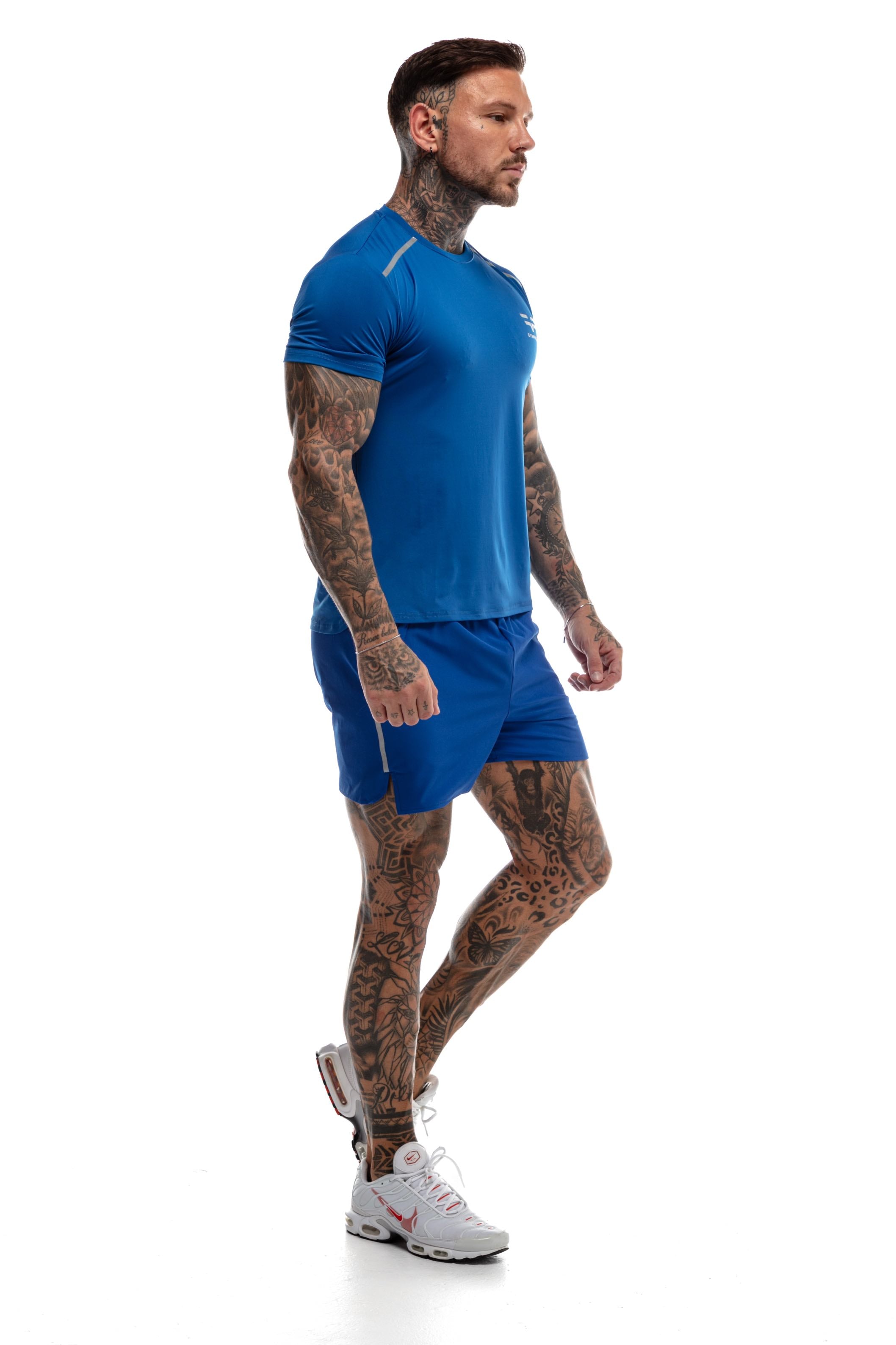 GymFreak Mens Fusion T-Shirt - Royal Blue