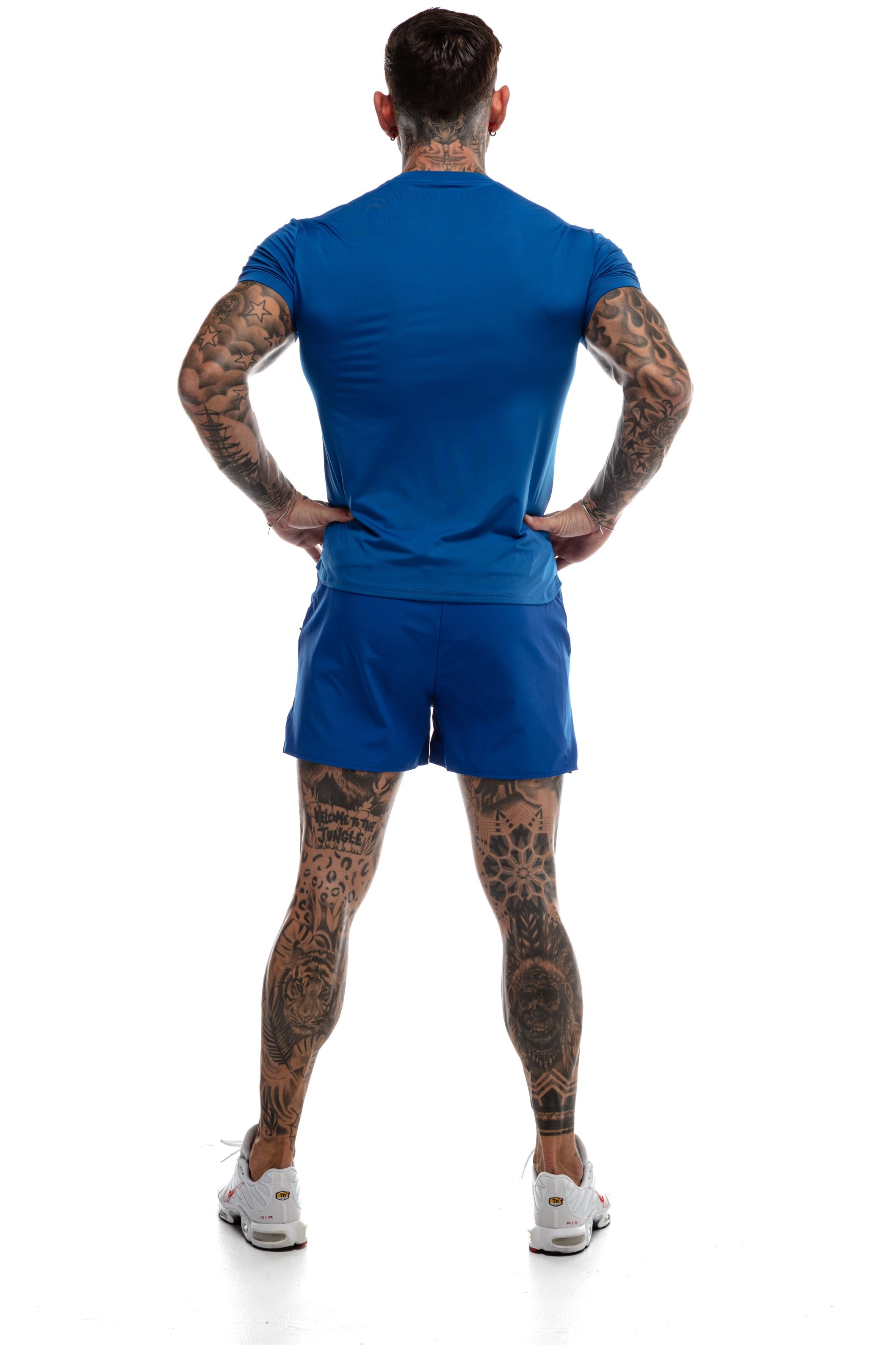 GymFreak Mens Fusion T-Shirt - Royal Blue