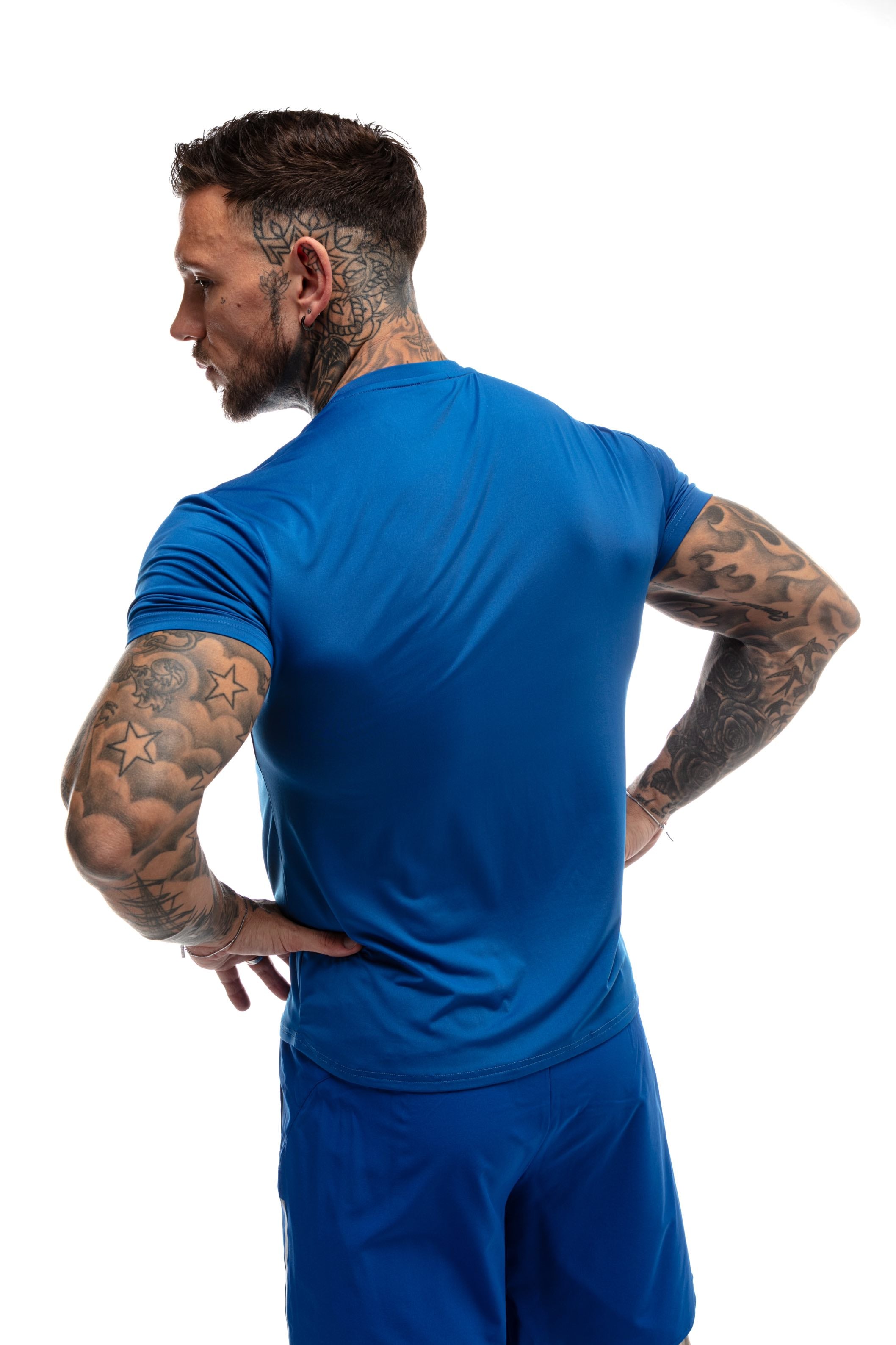 GymFreak Mens Fusion T-Shirt - Royal Blue