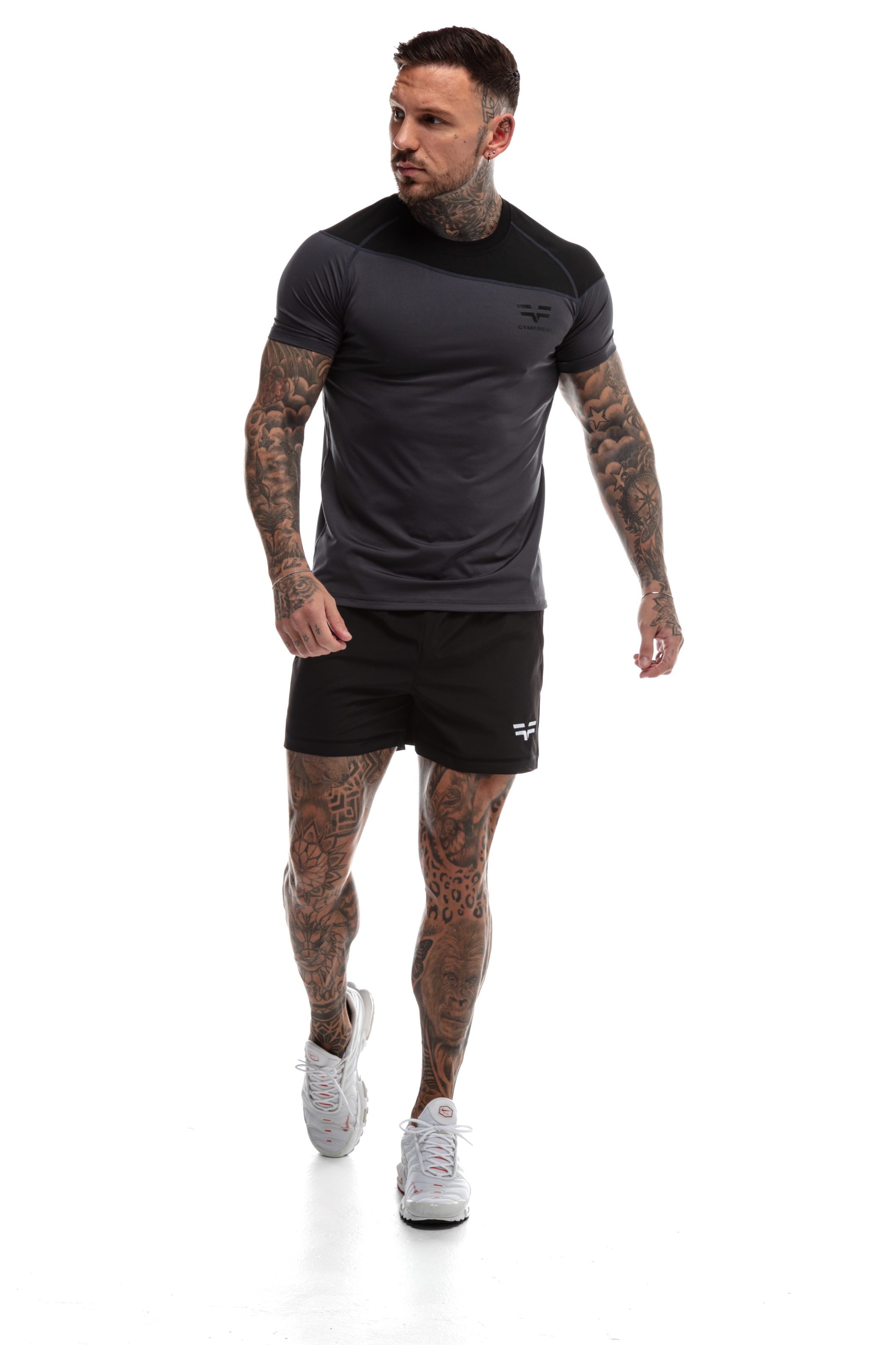GymFreak Mens Pro T-Shirt - Grey