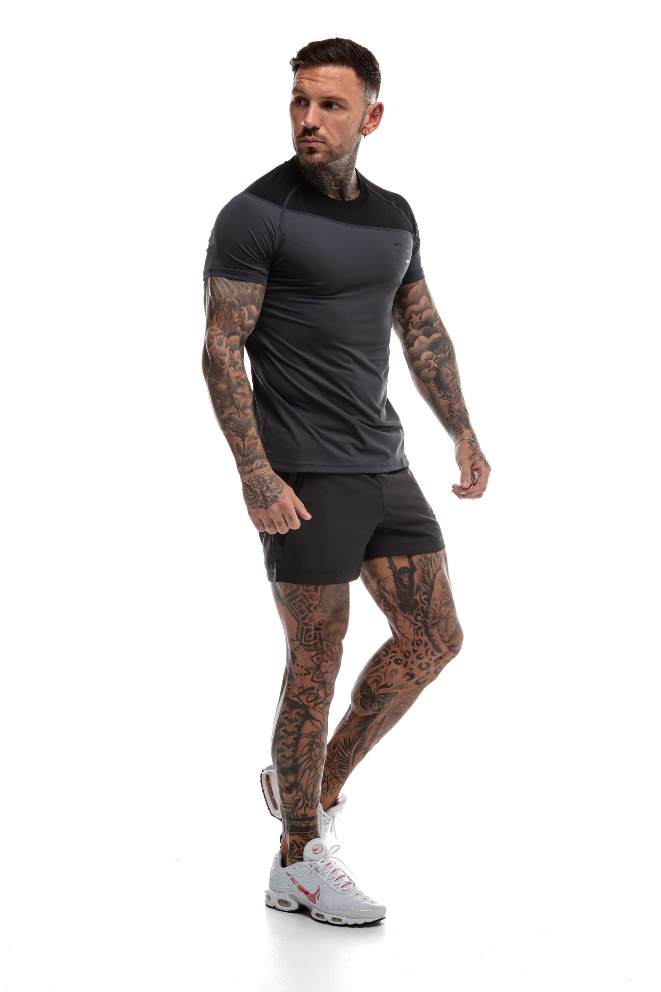 GymFreak Mens Pro T-Shirt - Grey
