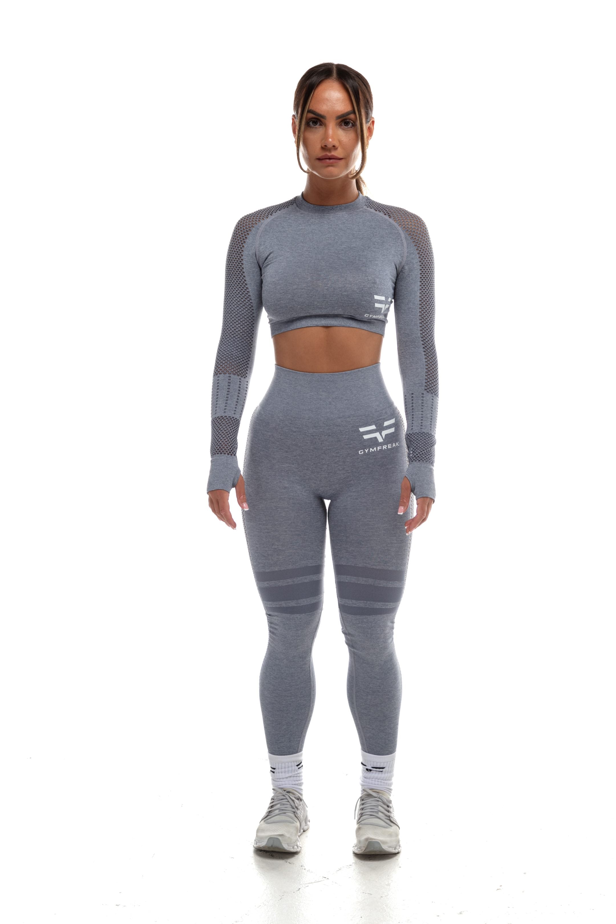 GymFreak Womens Yoga Set - Grey