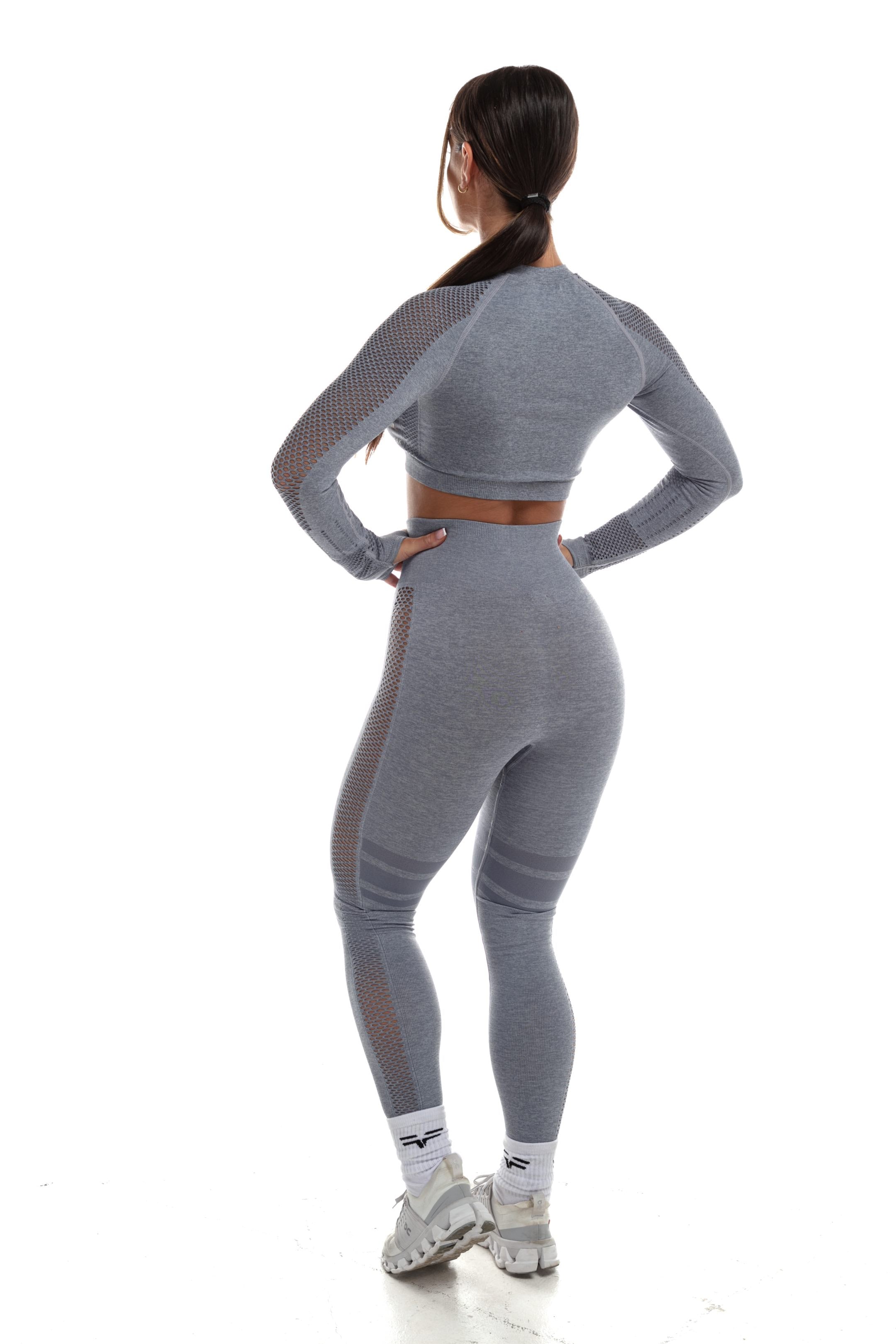 GymFreak Womens Yoga Set - Grey