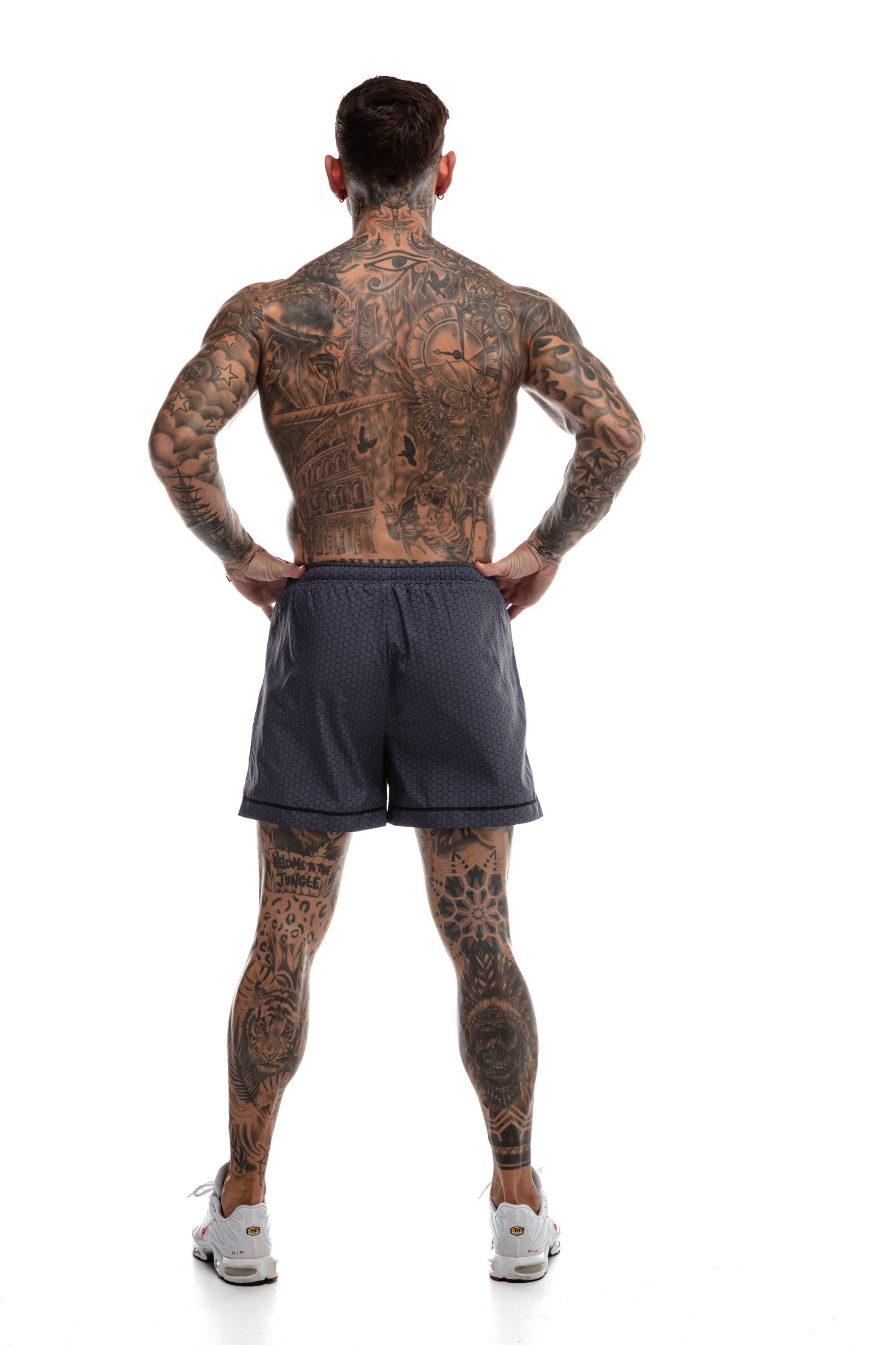 GymFreak Mens HEX Shorts - 3.5 inch