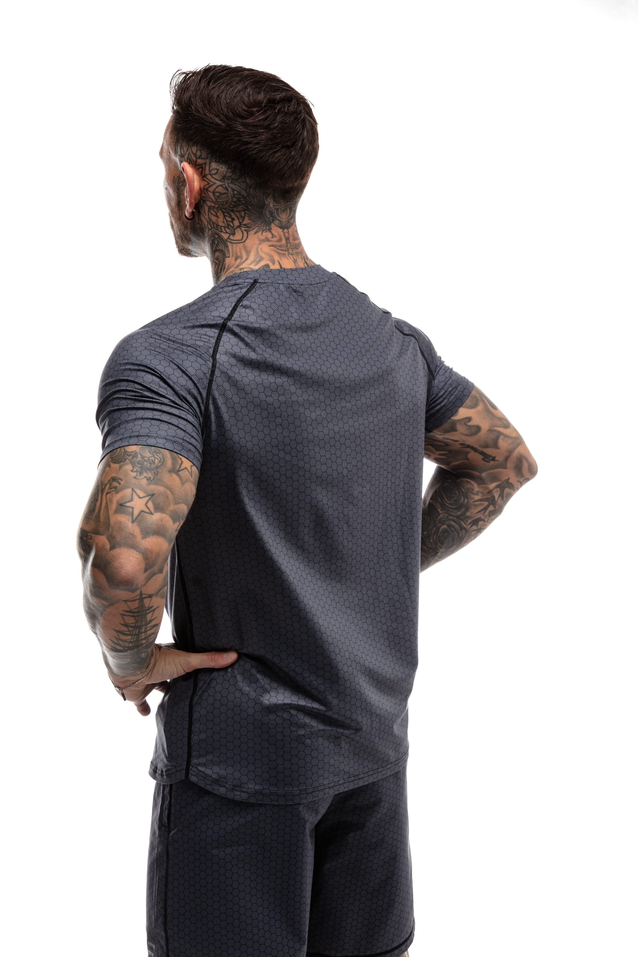 GymFreak Mens HEX T-Shirt - Full Pattern