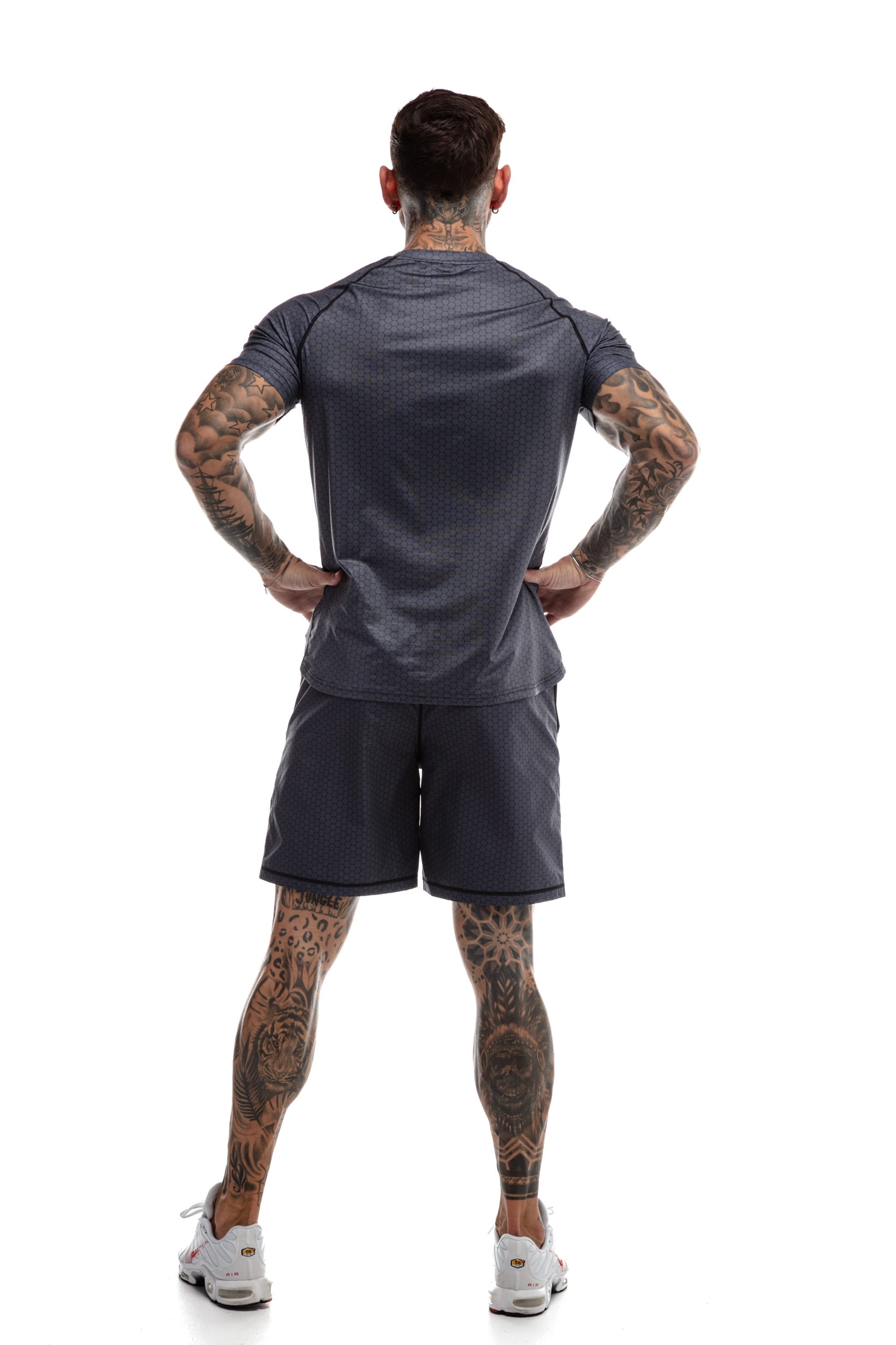 GymFreak Mens HEX T-Shirt - Full Pattern