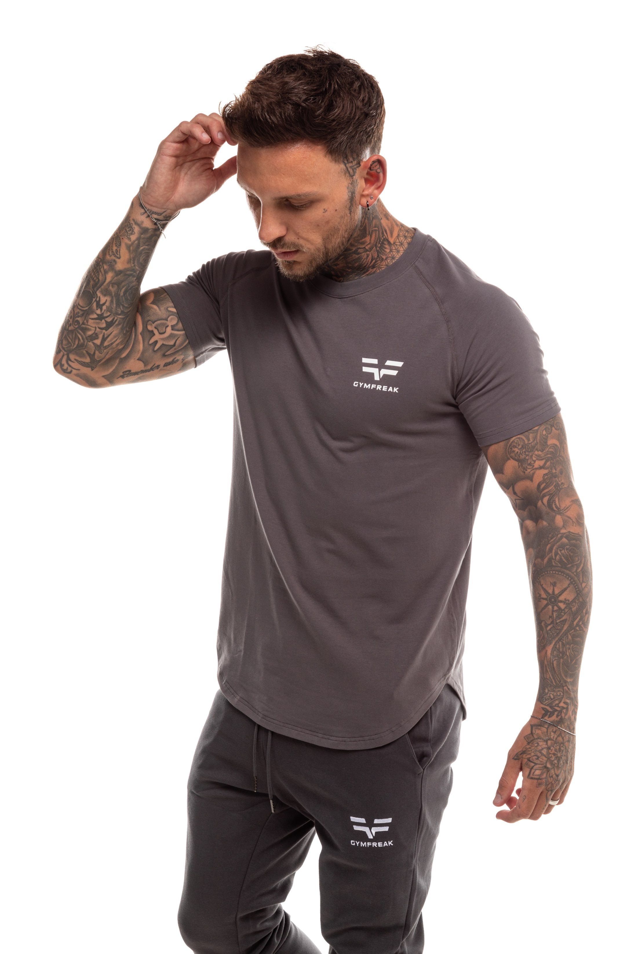 GymFreak Mens Members T-shirt - Charcoal