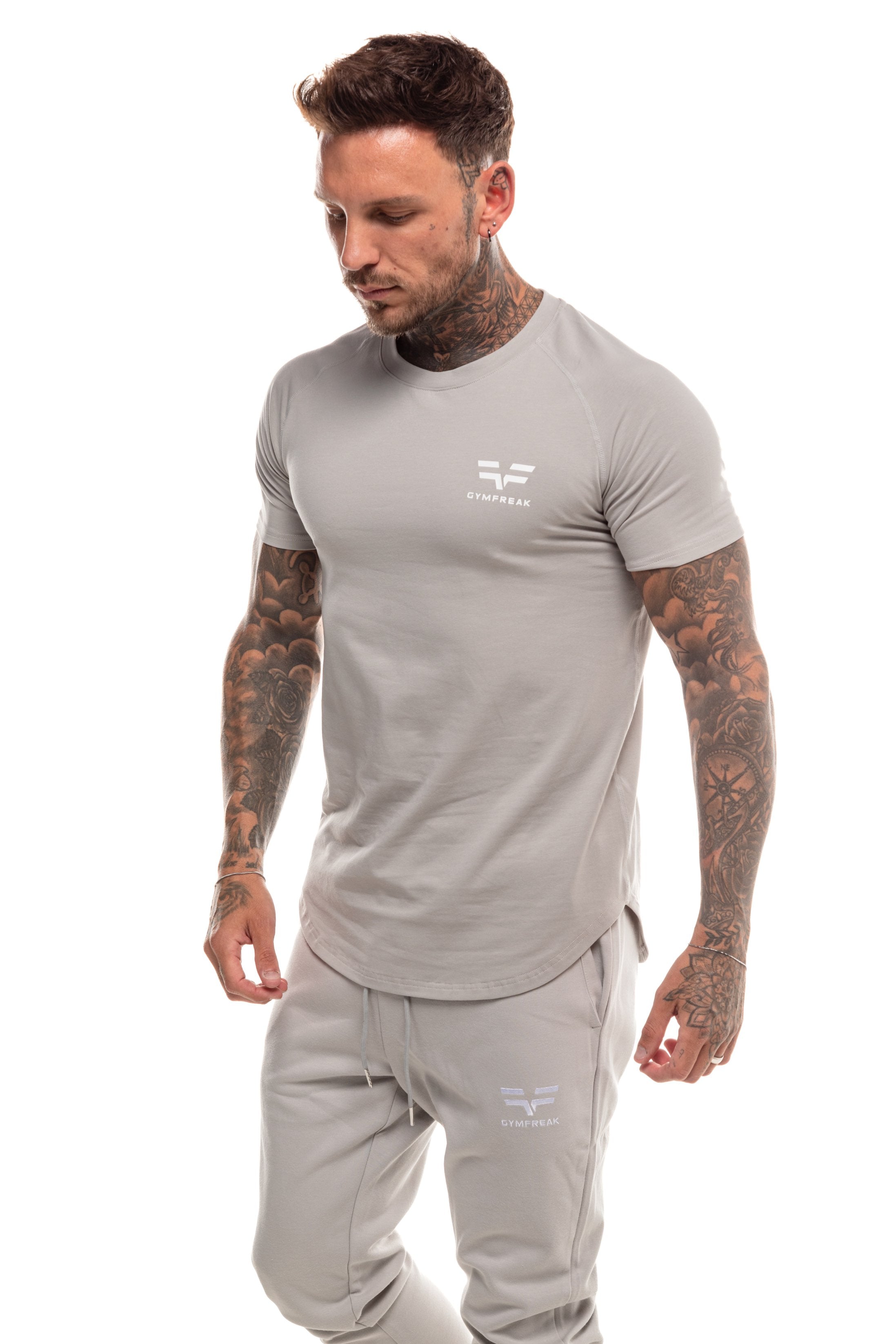 GymFreak Mens Members T-shirt - Light Grey