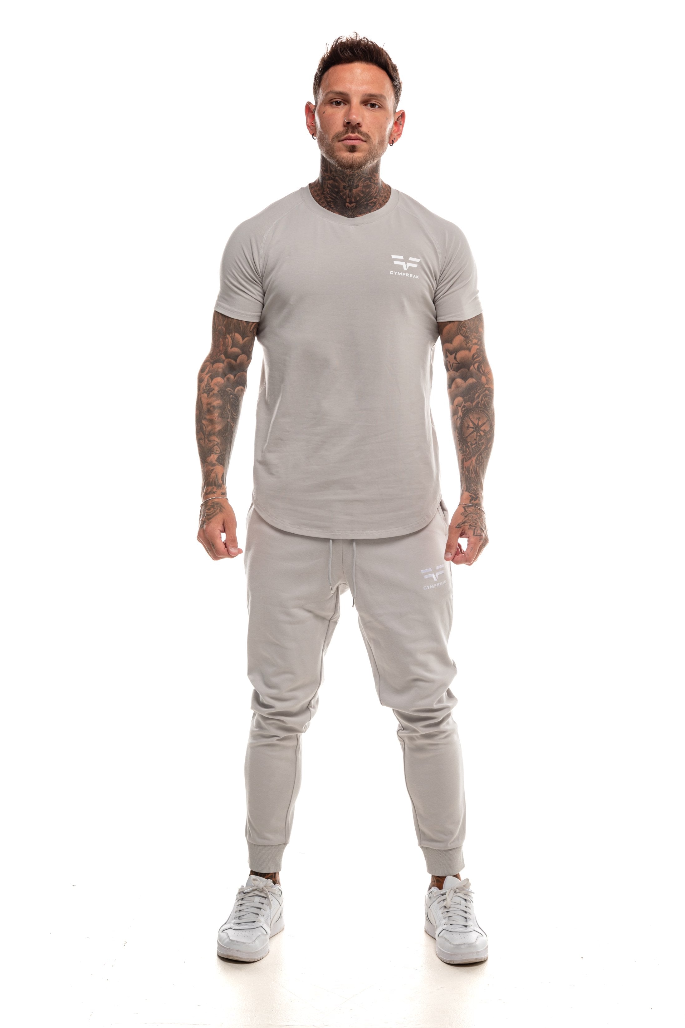 GymFreak Mens Members T-shirt - Light Grey
