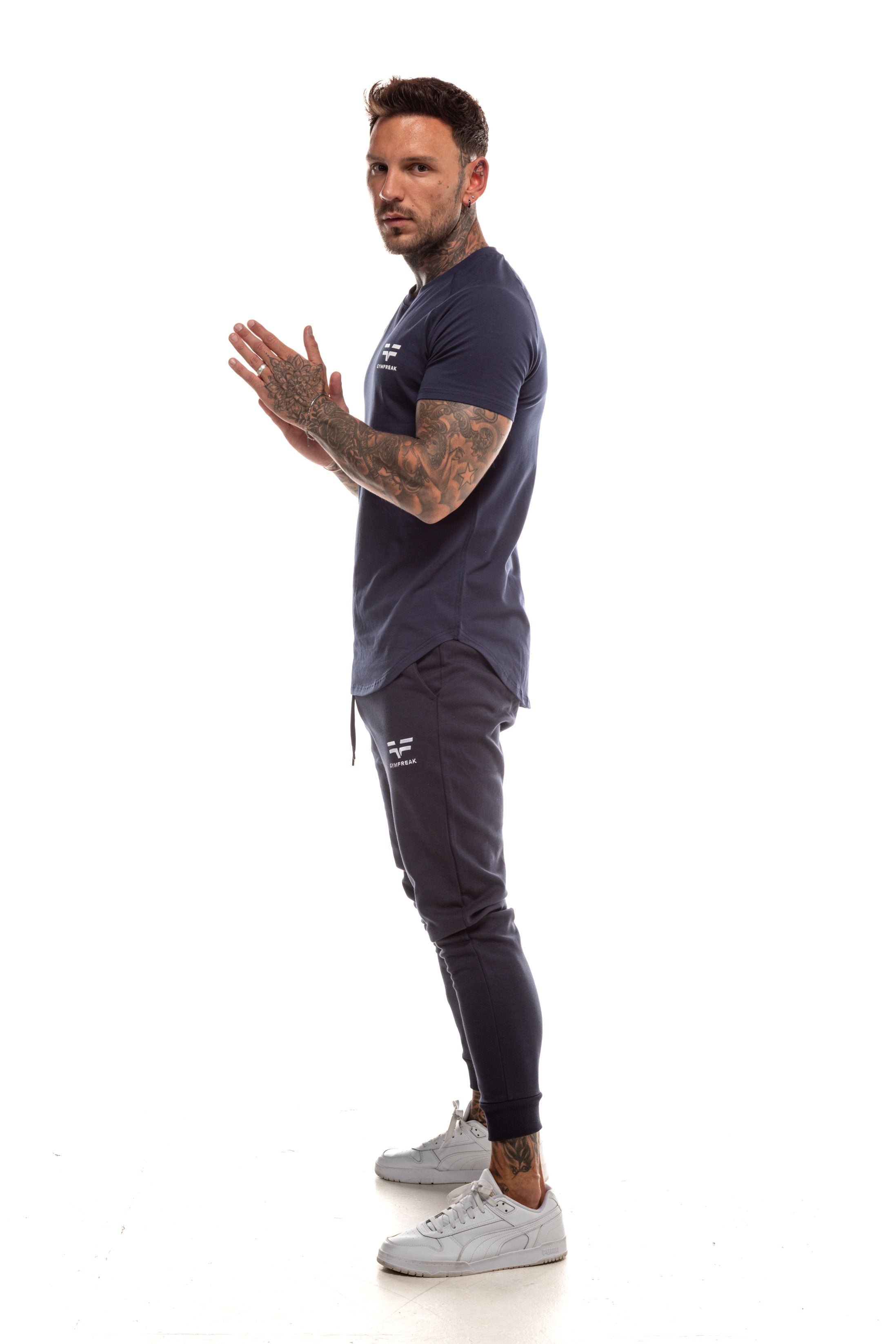 GymFreak Mens Members T-shirt - Navy Blue