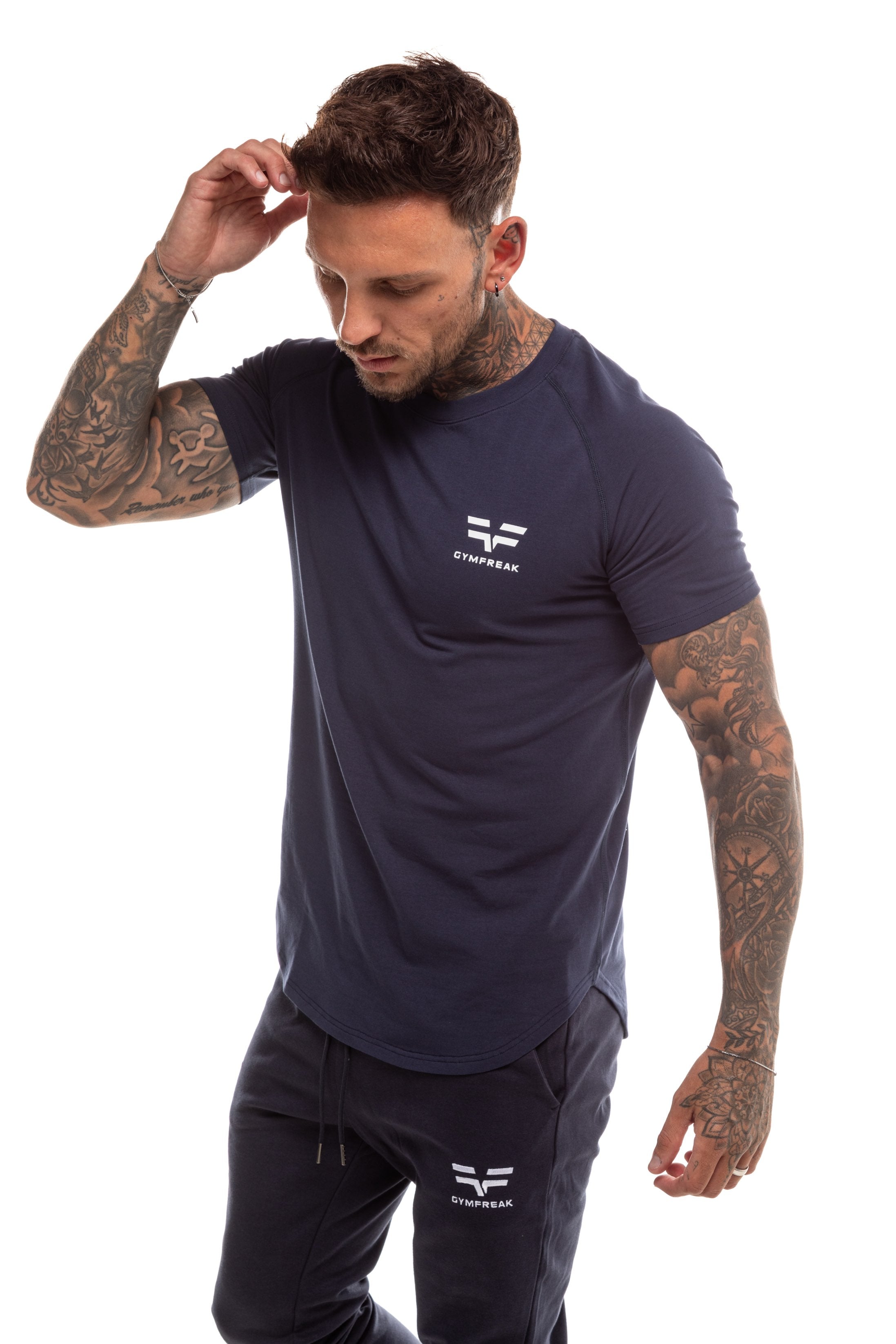 GymFreak Mens Members T-shirt - Navy Blue