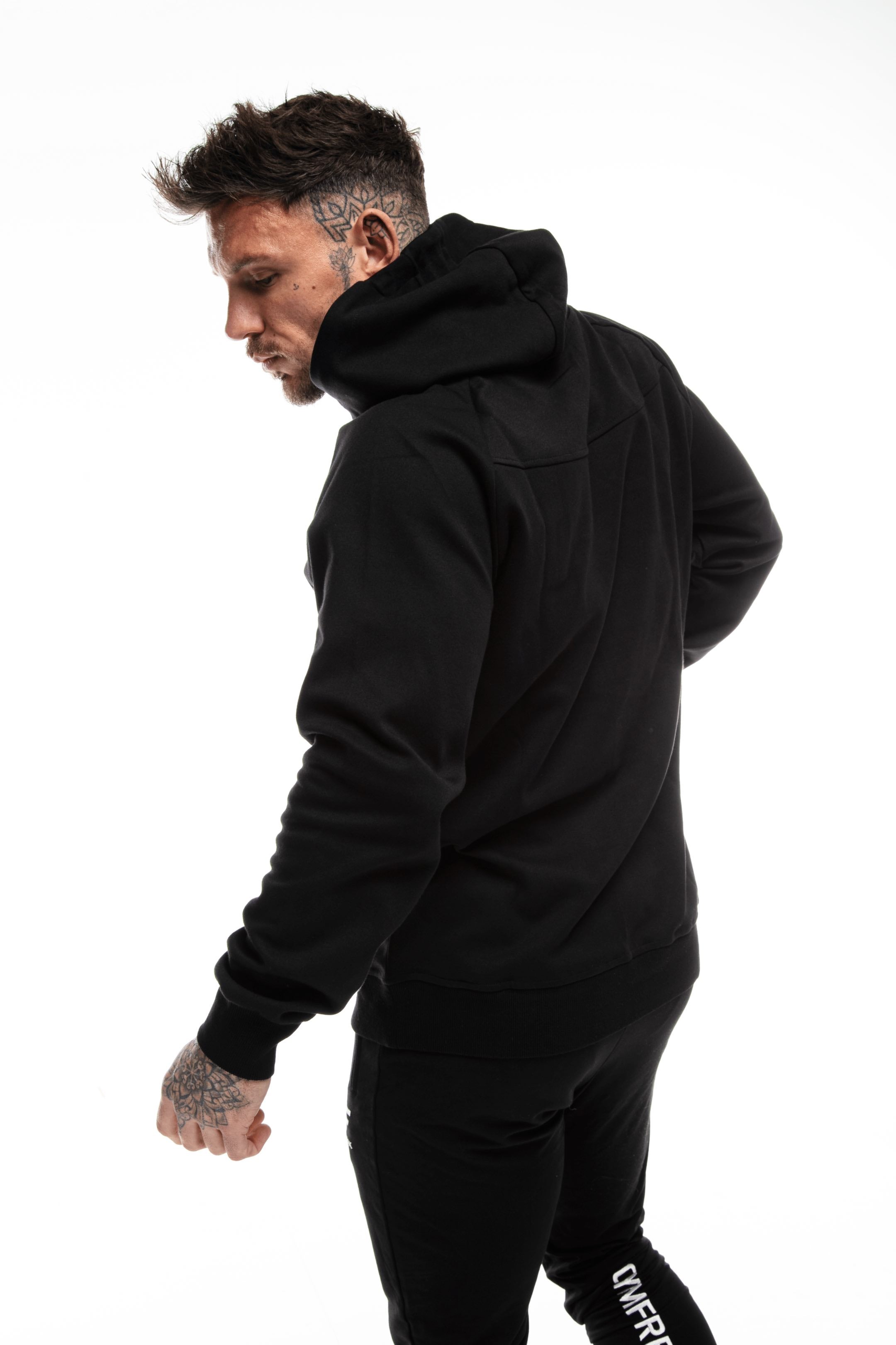 GymFreak Mens Power Hoodie - Black