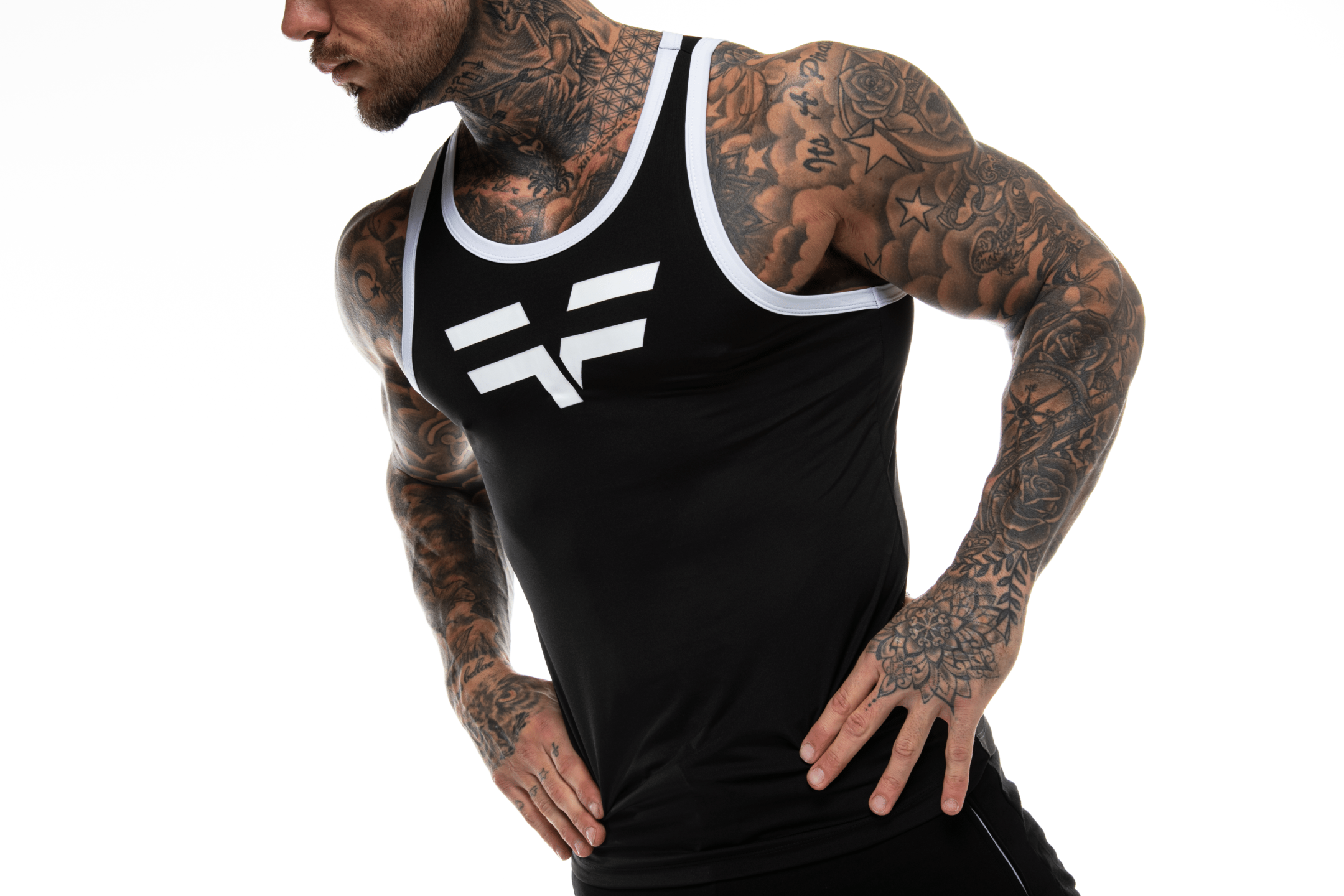 GymFreak Mens Pro Vest - Black