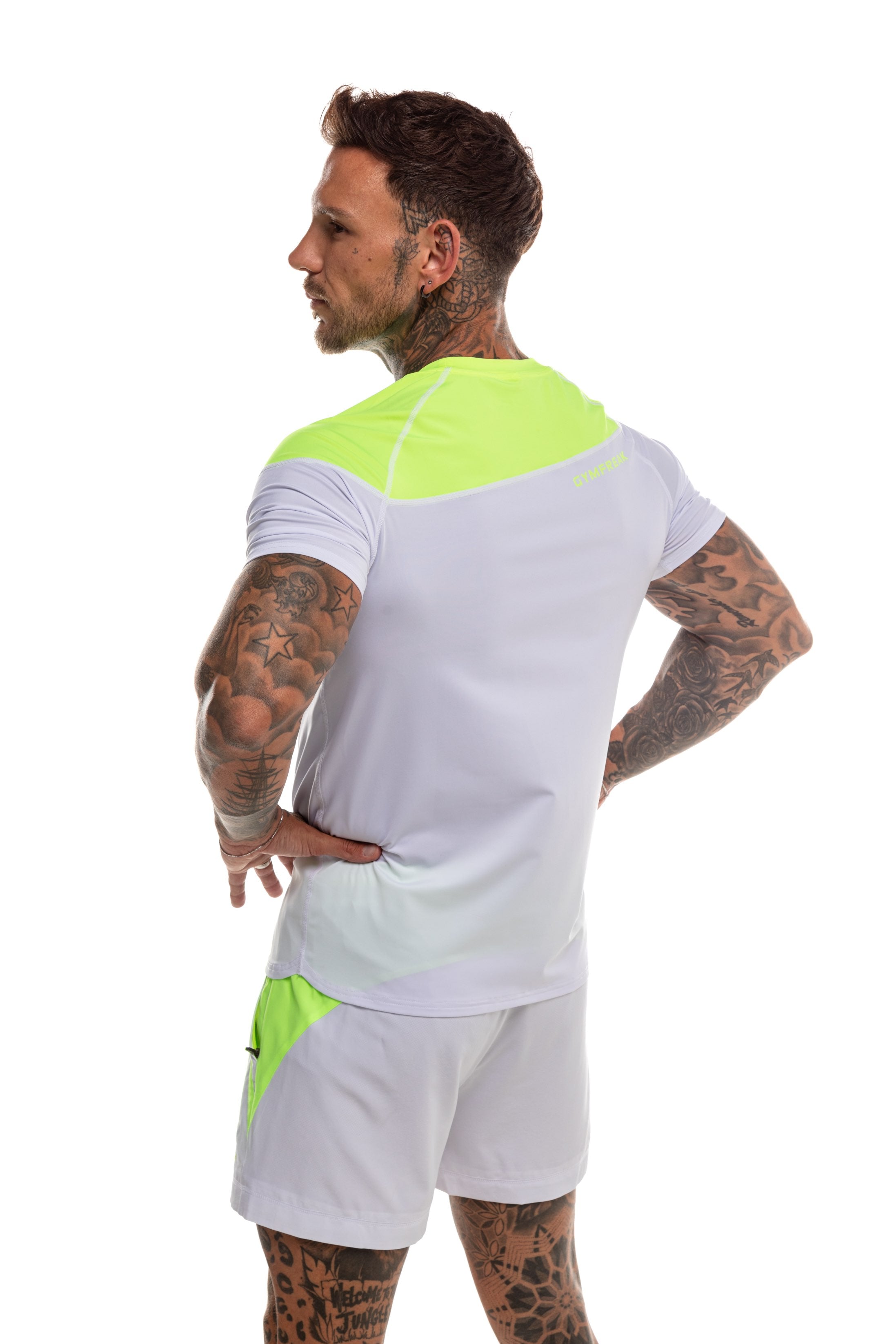 GymFreak Mens Neon Pro T-Shirt - Neon Yellow