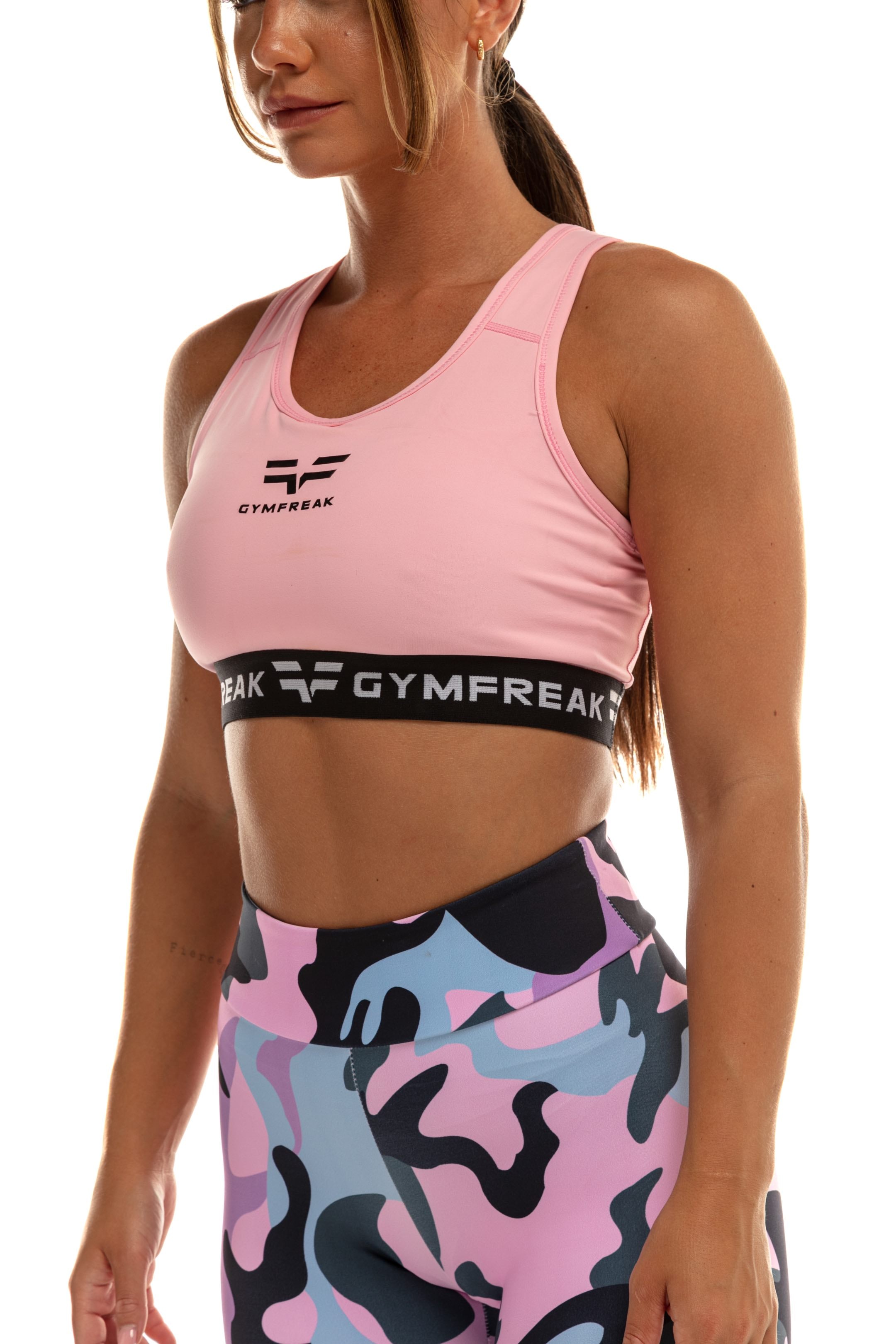 GymFreak Womens Pro Bra - Pink