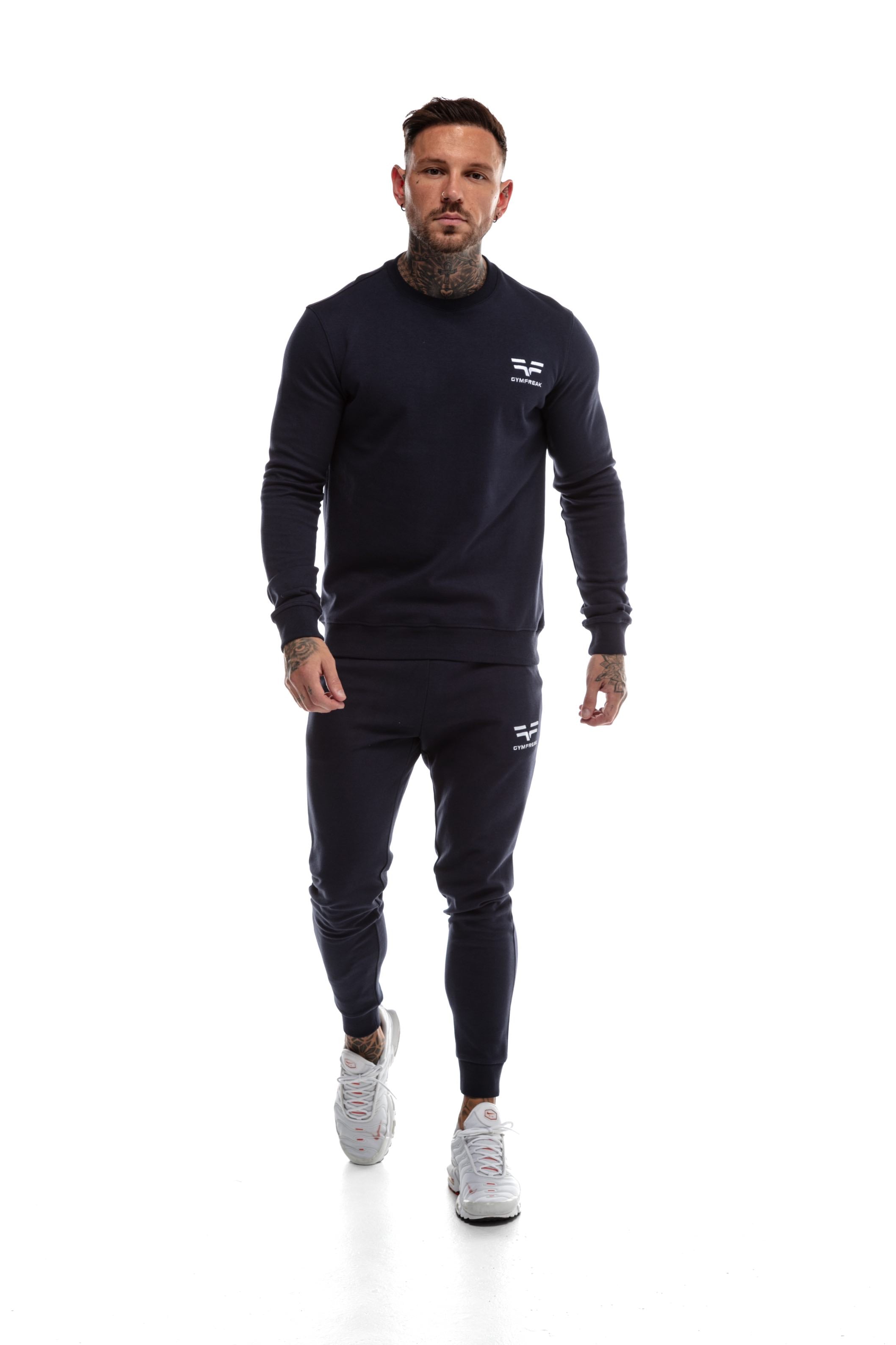 GymFreak Mens Power Joggers - Navy Blue