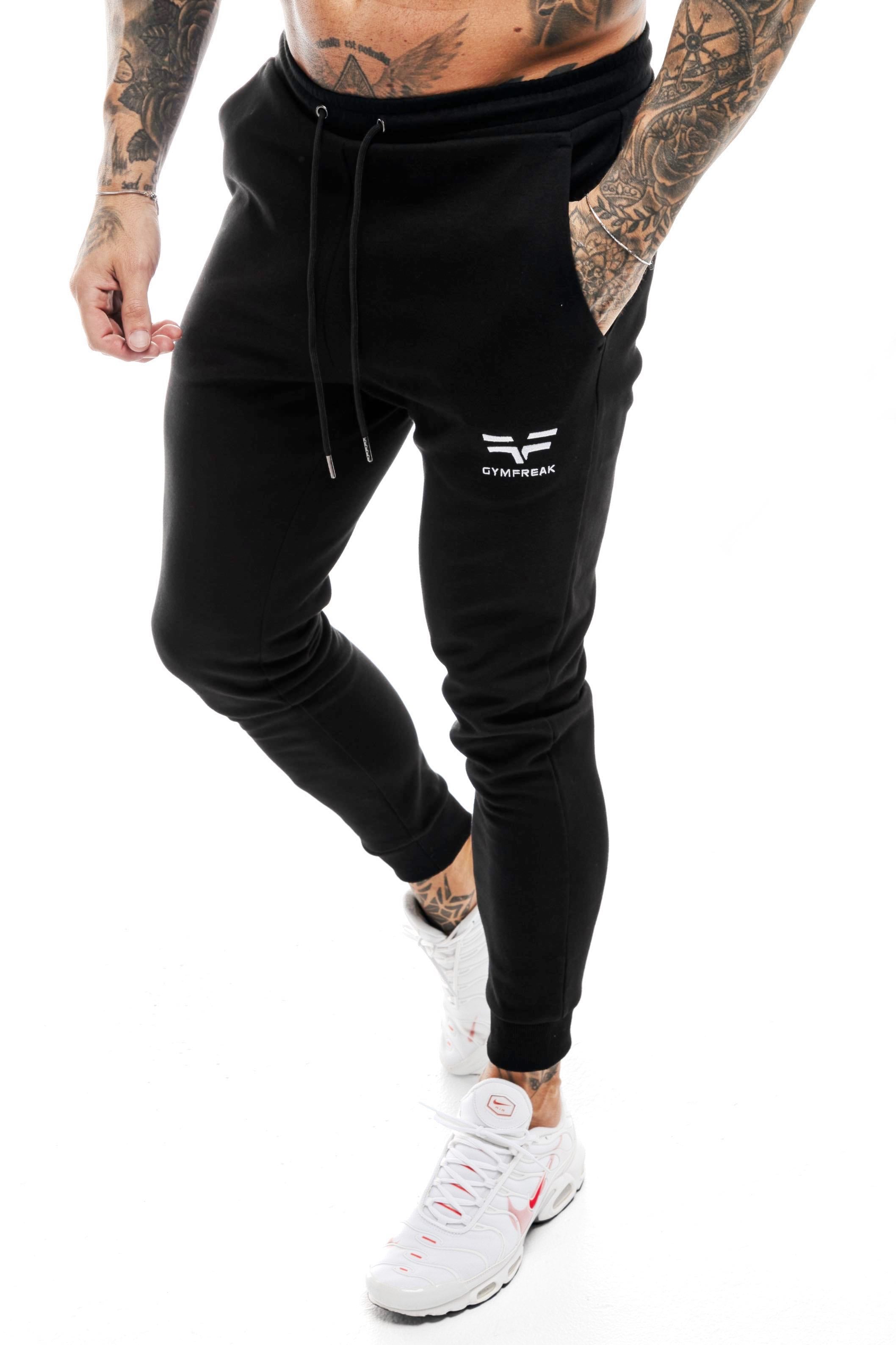 GymFreak Mens Power Joggers - Black