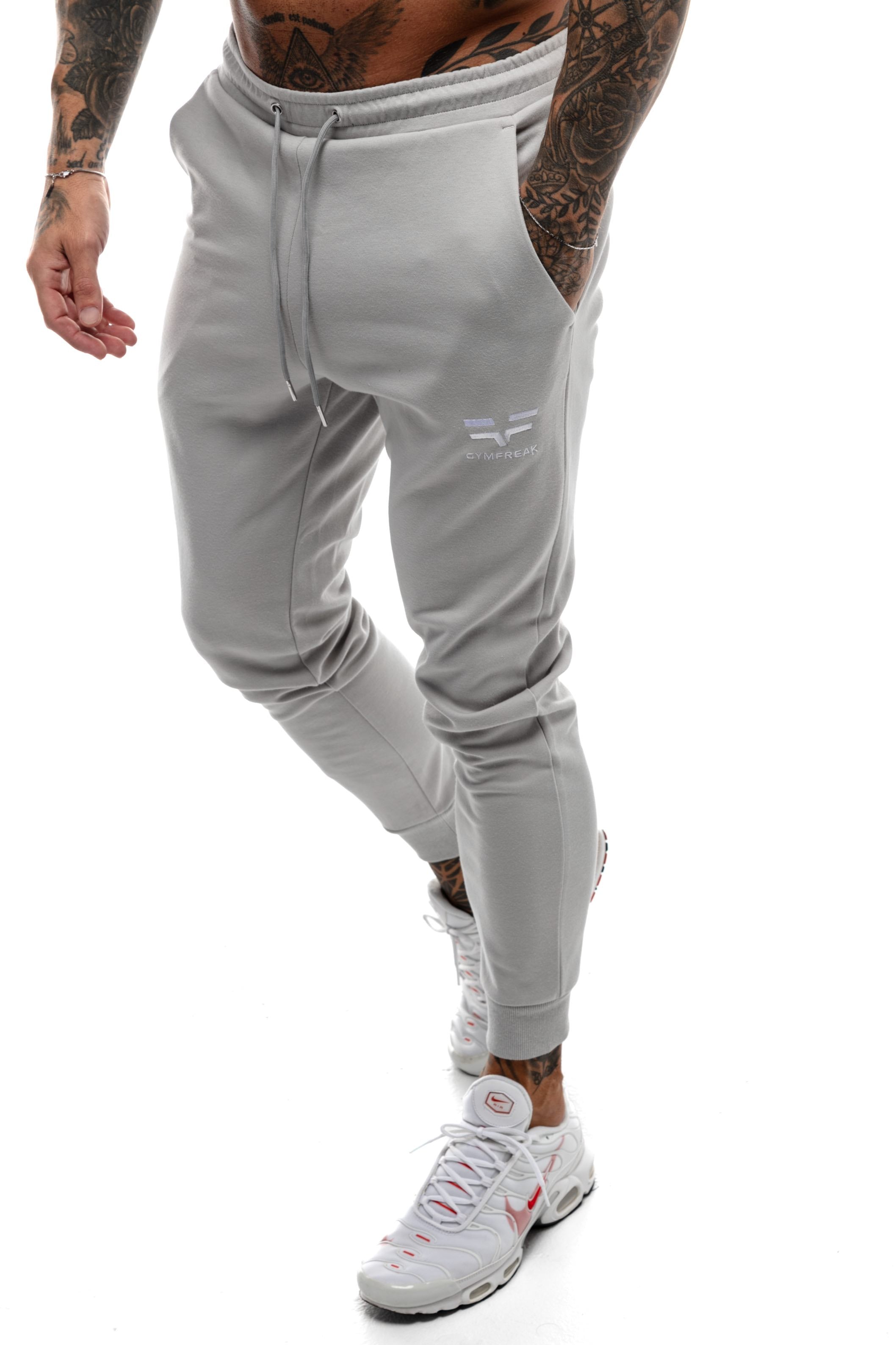 GymFreak Mens Power Joggers - Grey