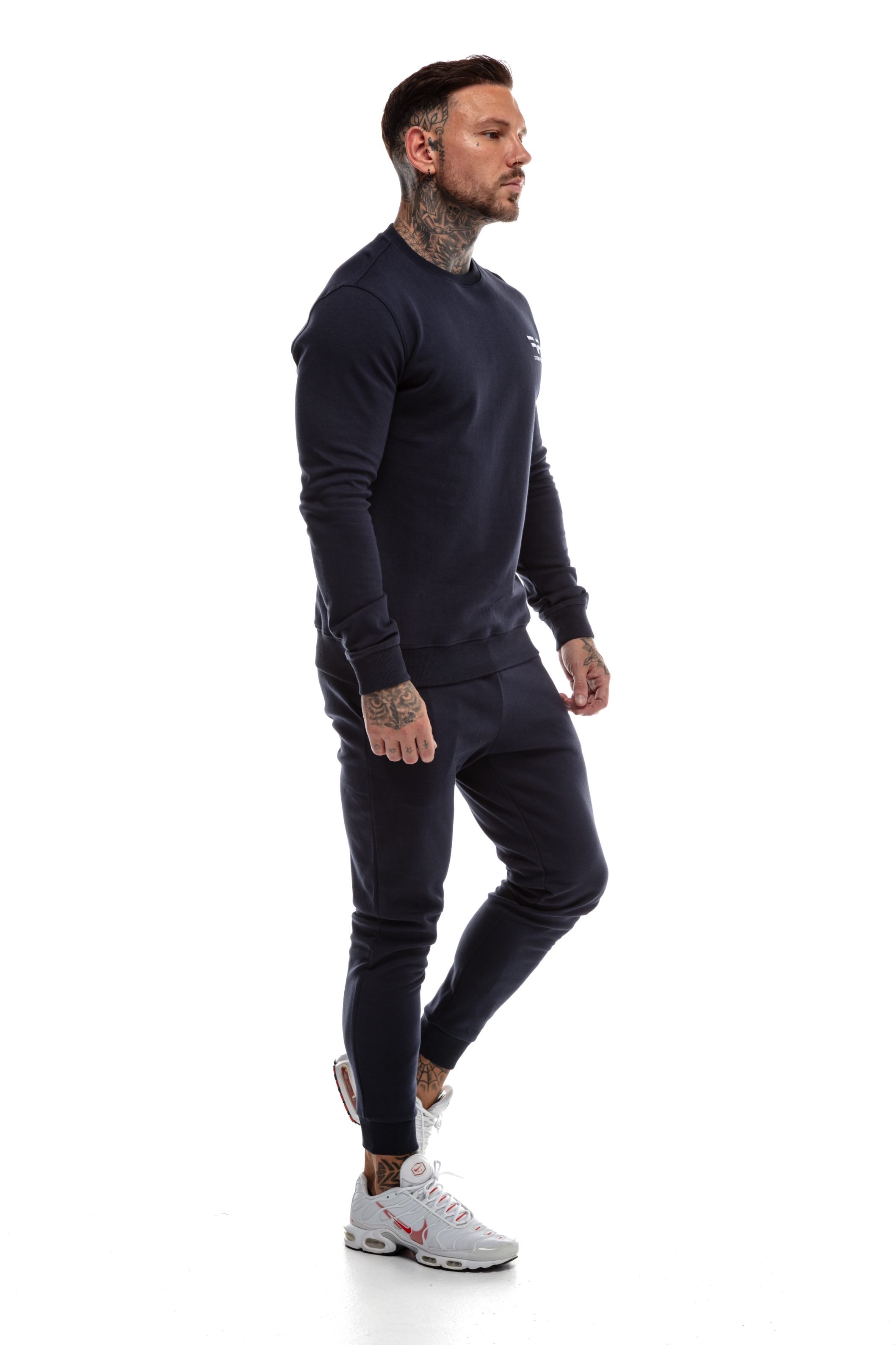 GymFreak Mens Power Sweatshirt - Navy Blue