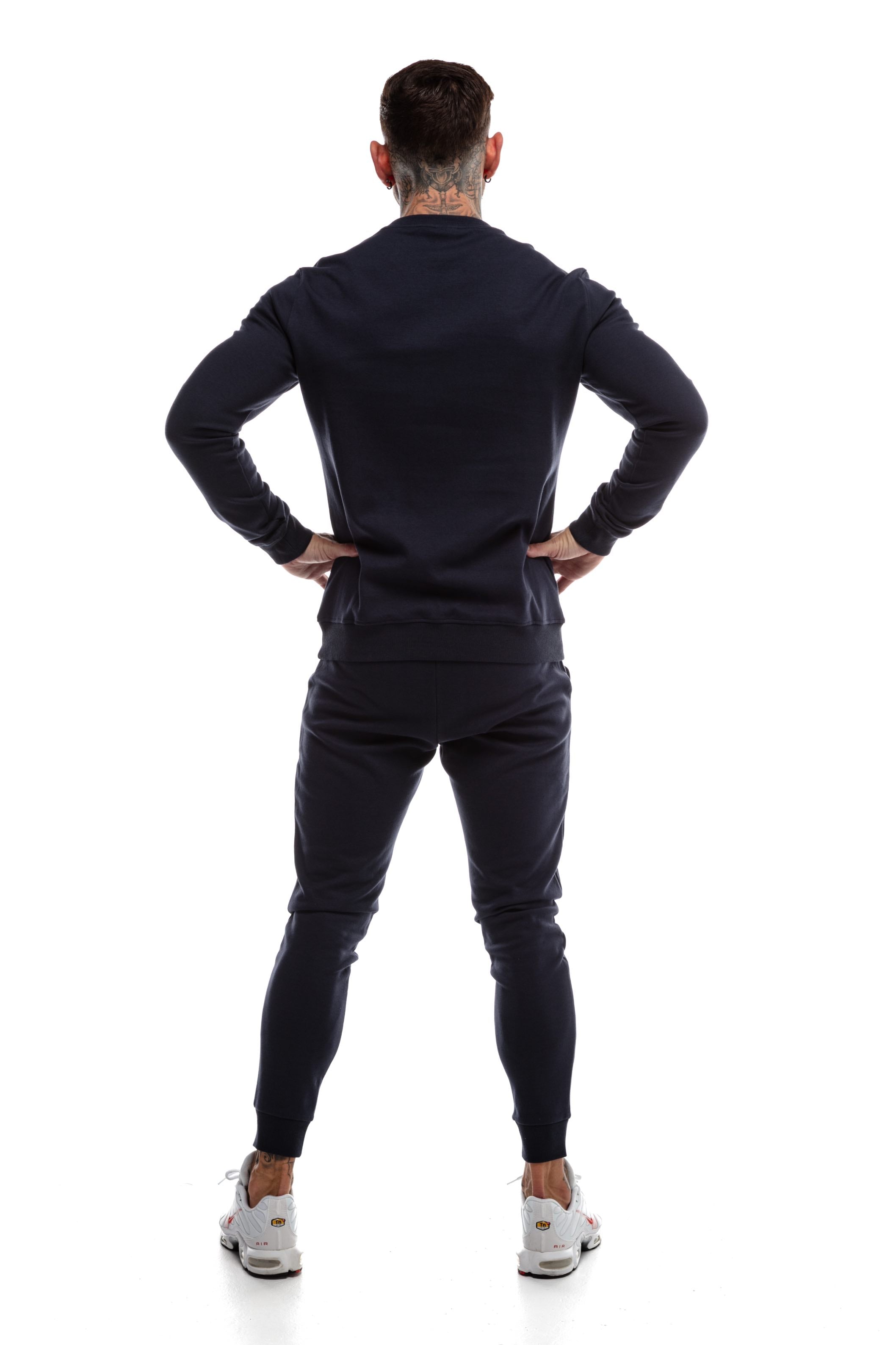 GymFreak Mens Power Sweatshirt - Navy Blue