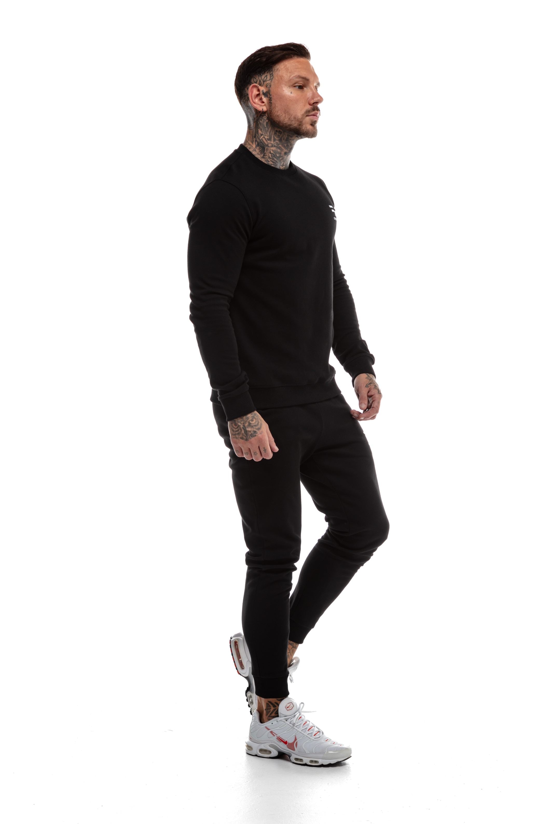 GymFreak Mens Power Sweatshirt - Black
