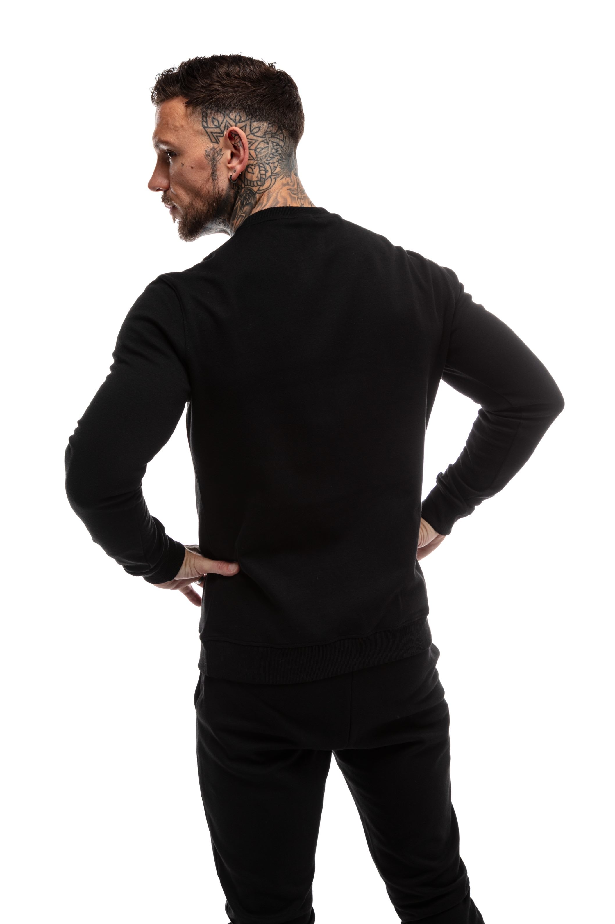 GymFreak Mens Power Sweatshirt - Black