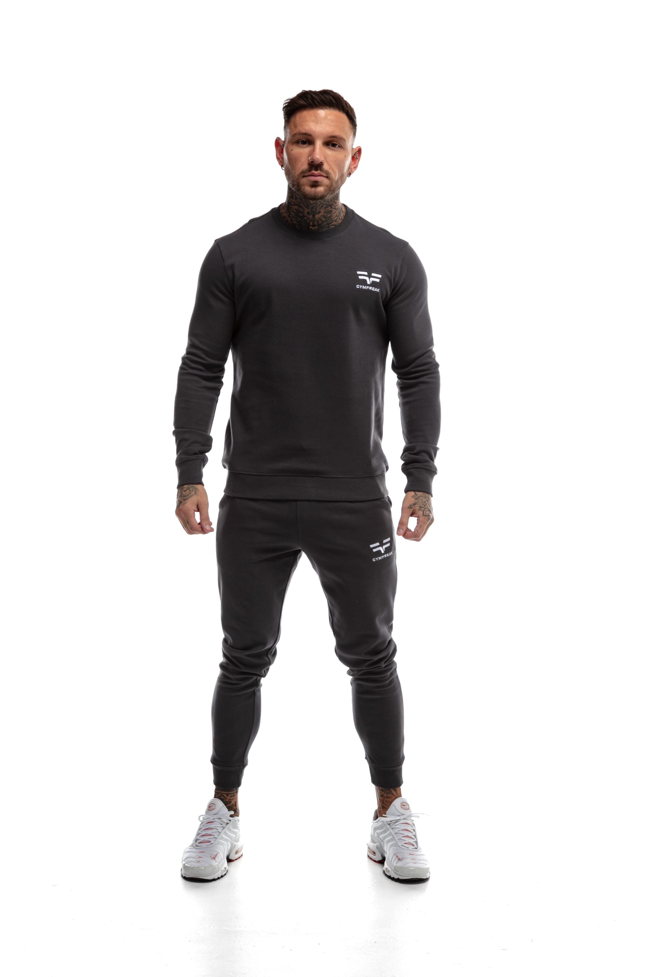 GymFreak Mens Power Sweatshirt - Charcoal