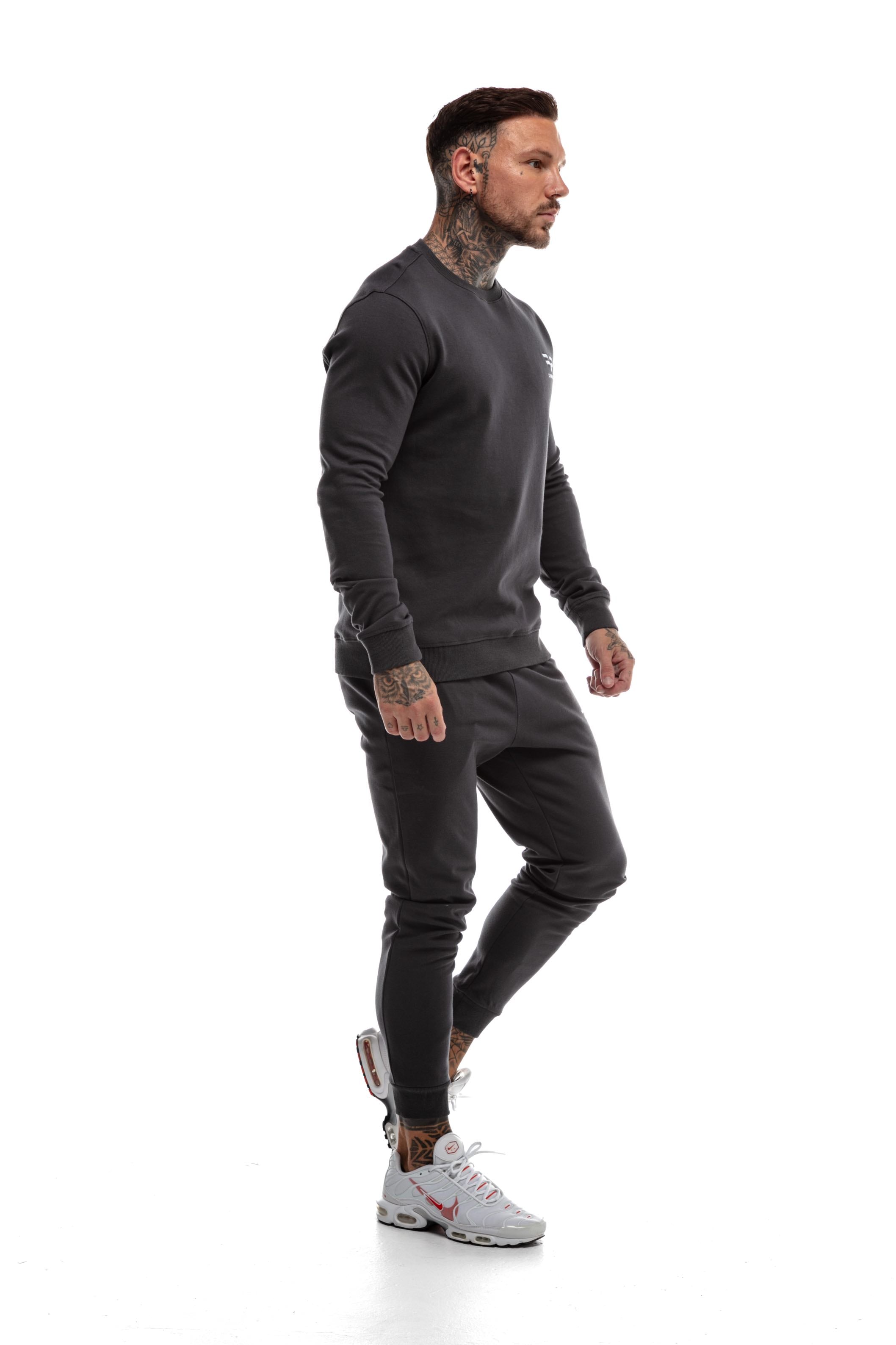 GymFreak Mens Power Sweatshirt - Charcoal
