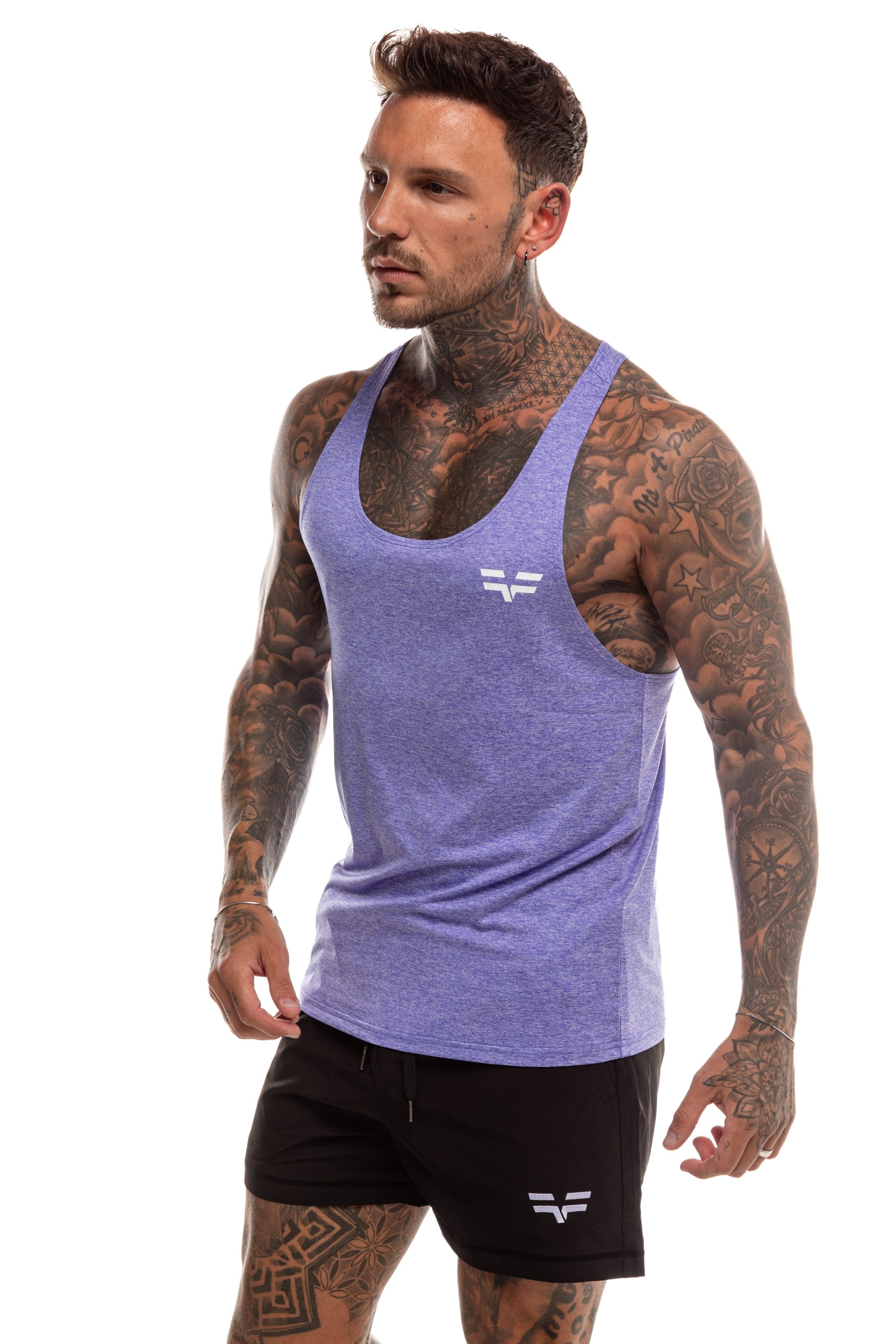 GymFreak Mens Active Vest - Purple