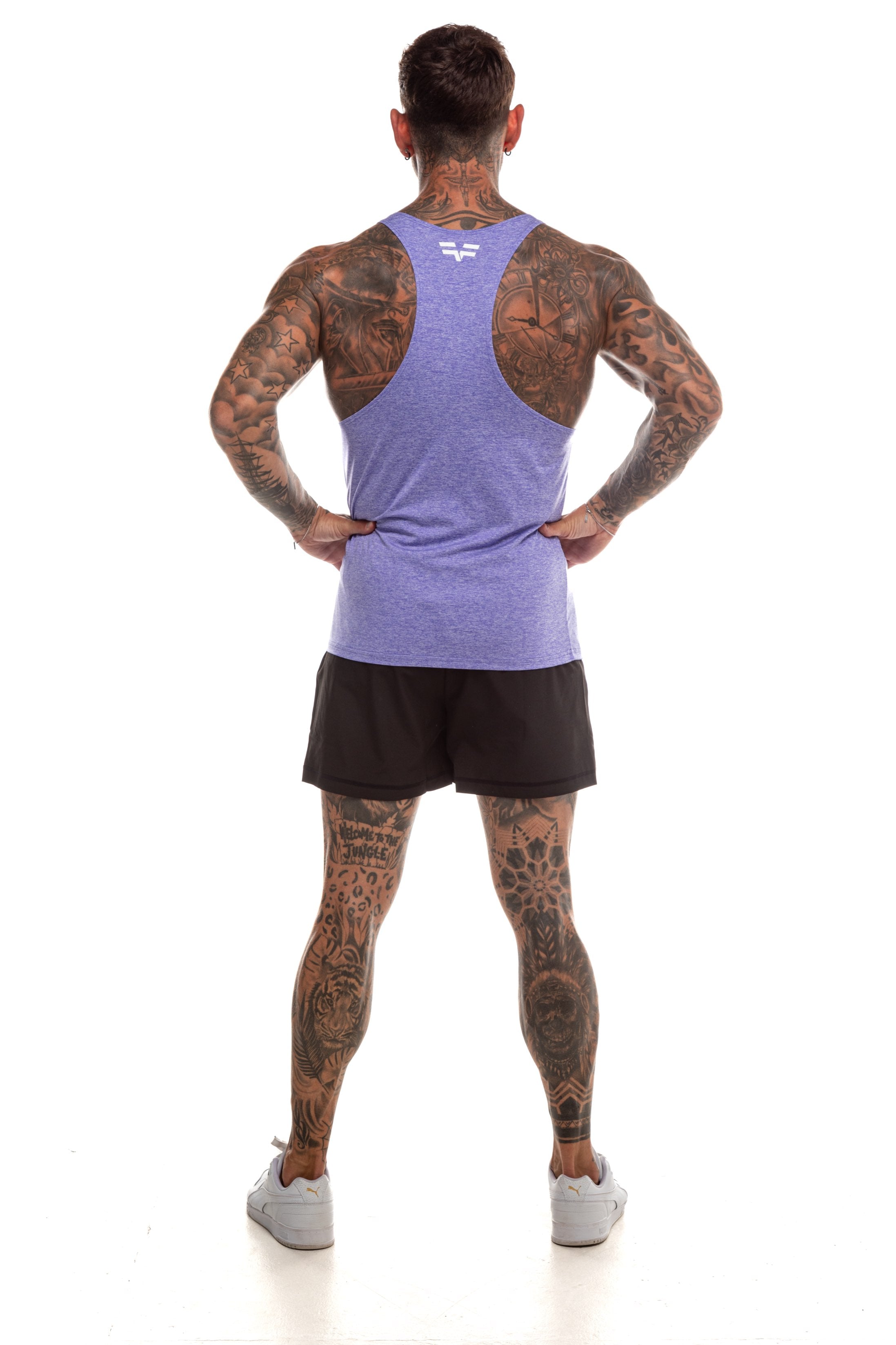 GymFreak Mens Active Vest - Purple