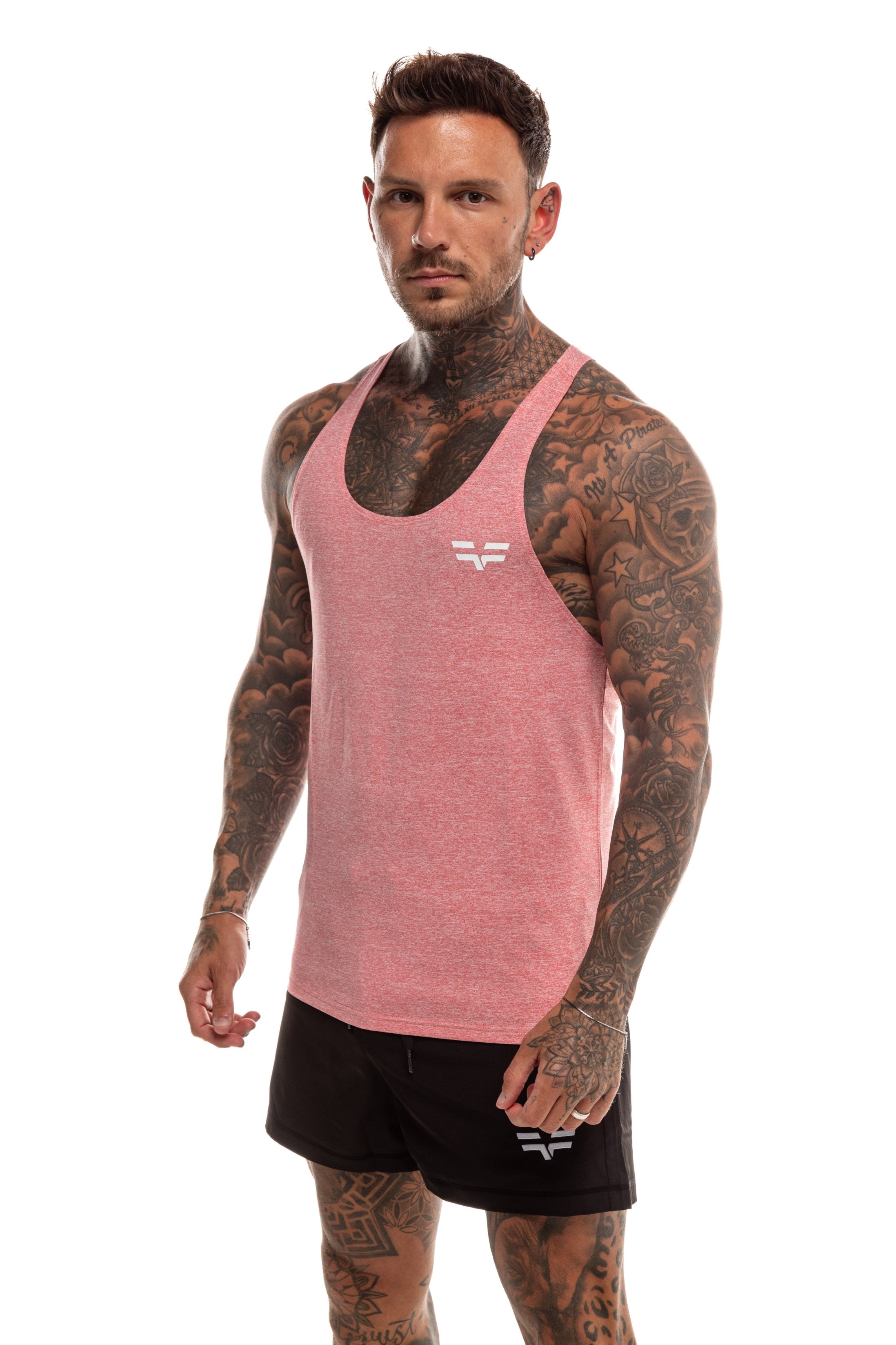GymFreak Mens Active Vest - Red