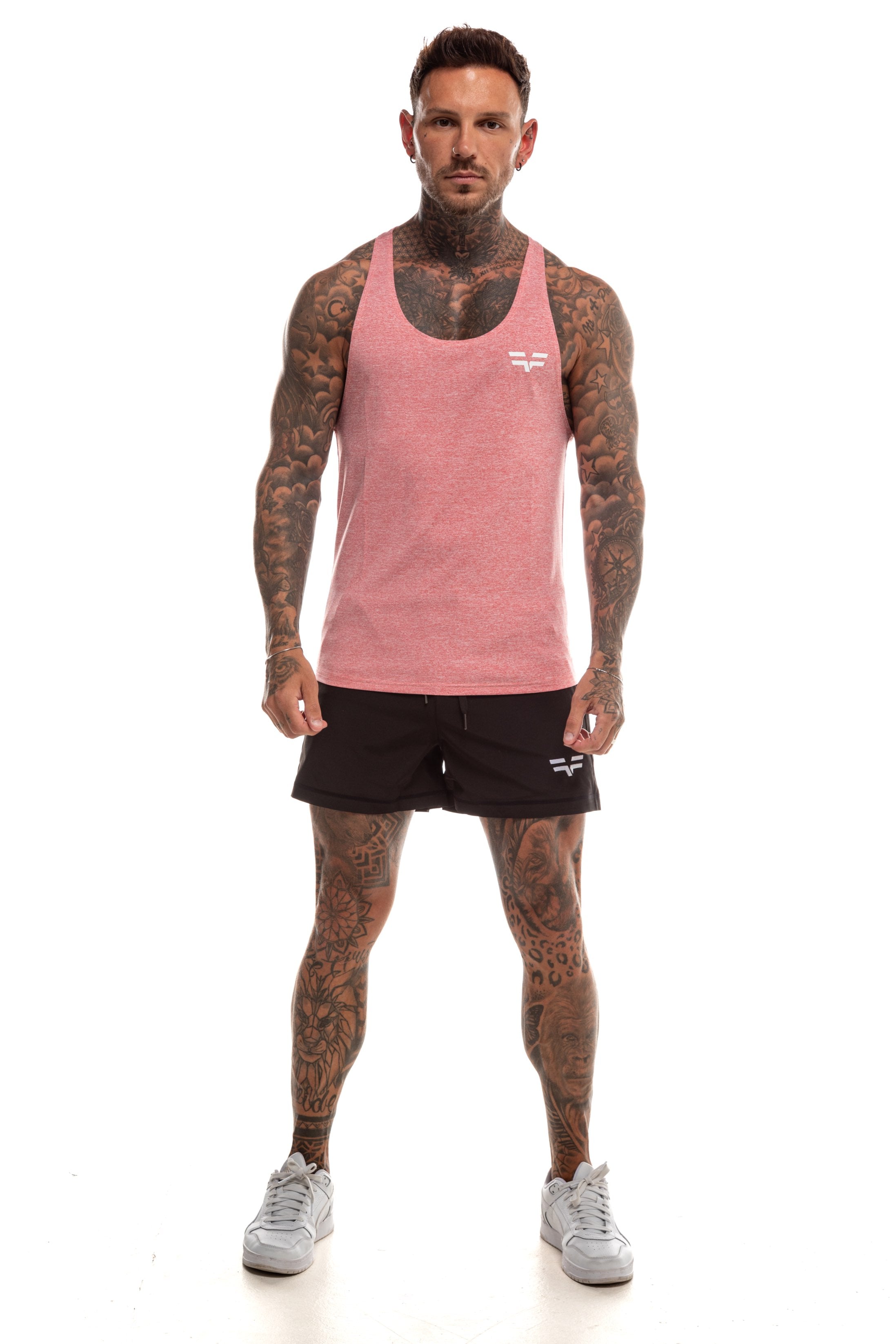 GymFreak Mens Active Vest - Red