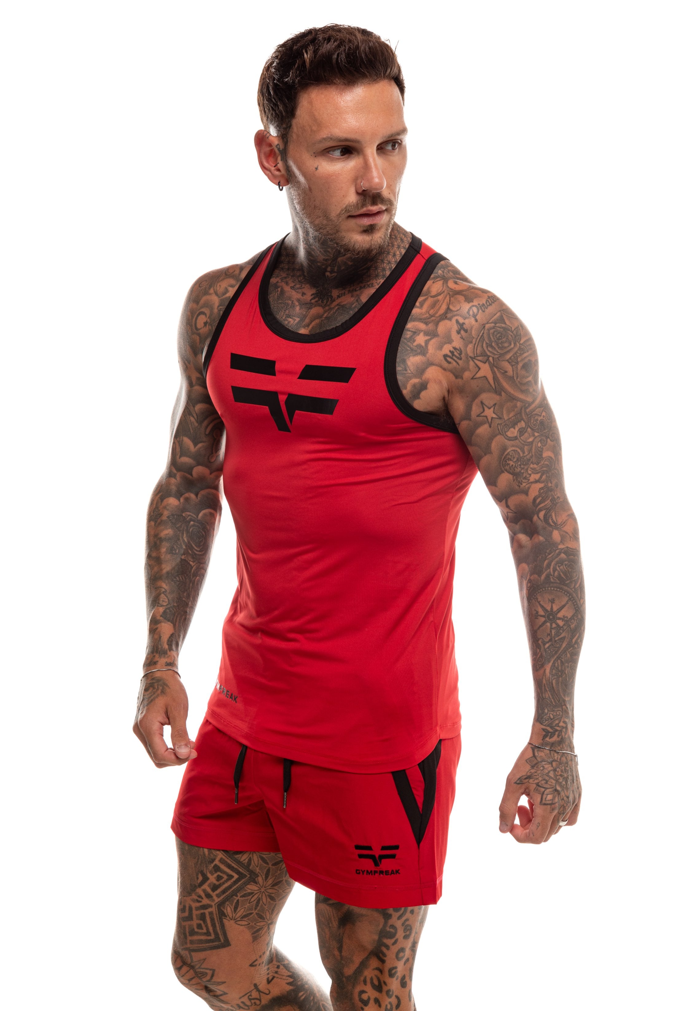 GymFreak Mens Pro Vest - Red