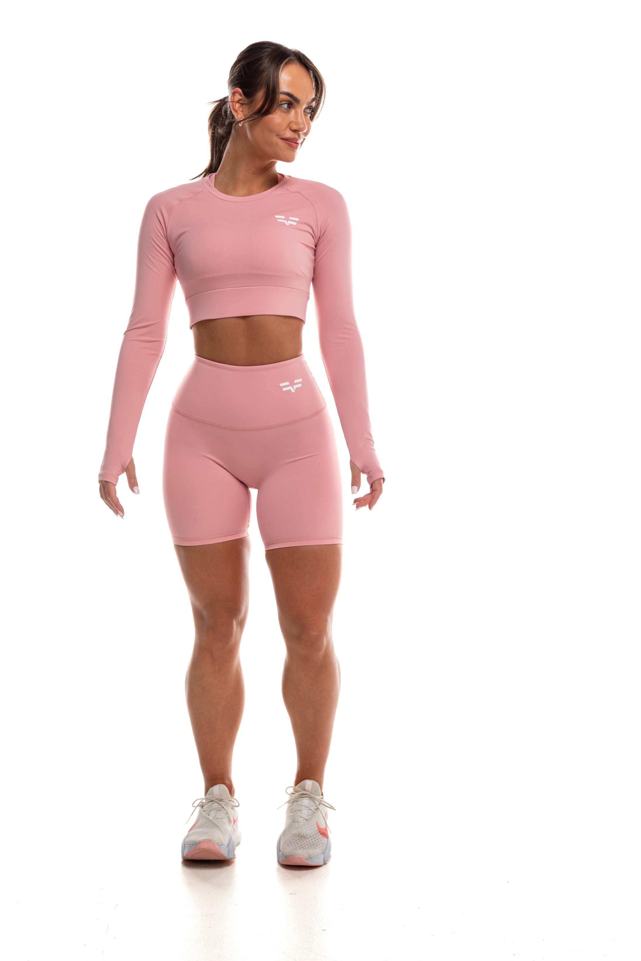 GymFreak Women's Vision Crop Top - Pink
