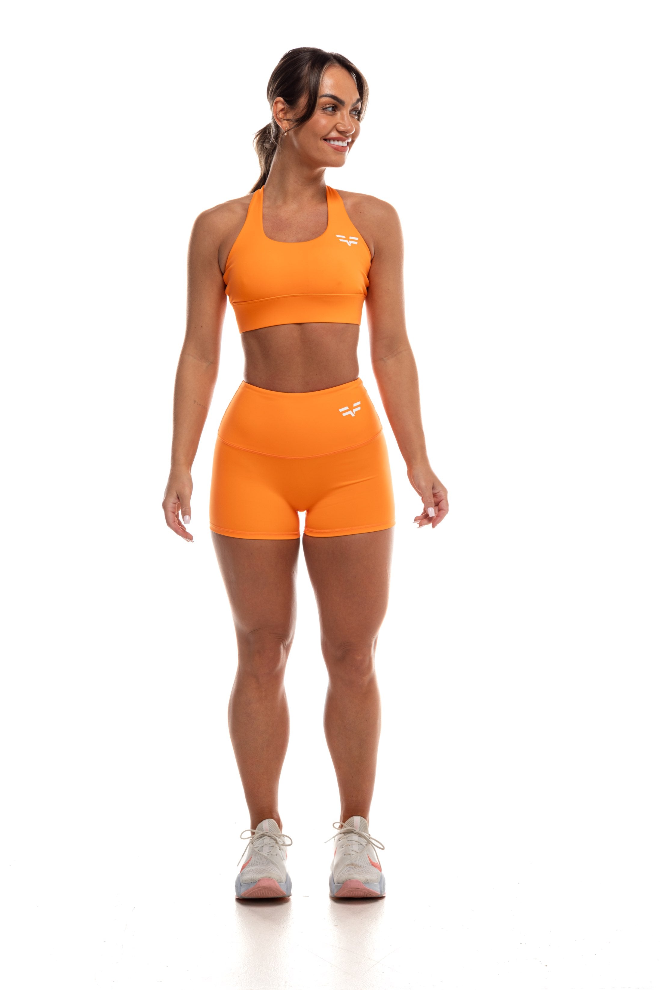 GymFreak Women's Vision Shorts - 2 inch Orange