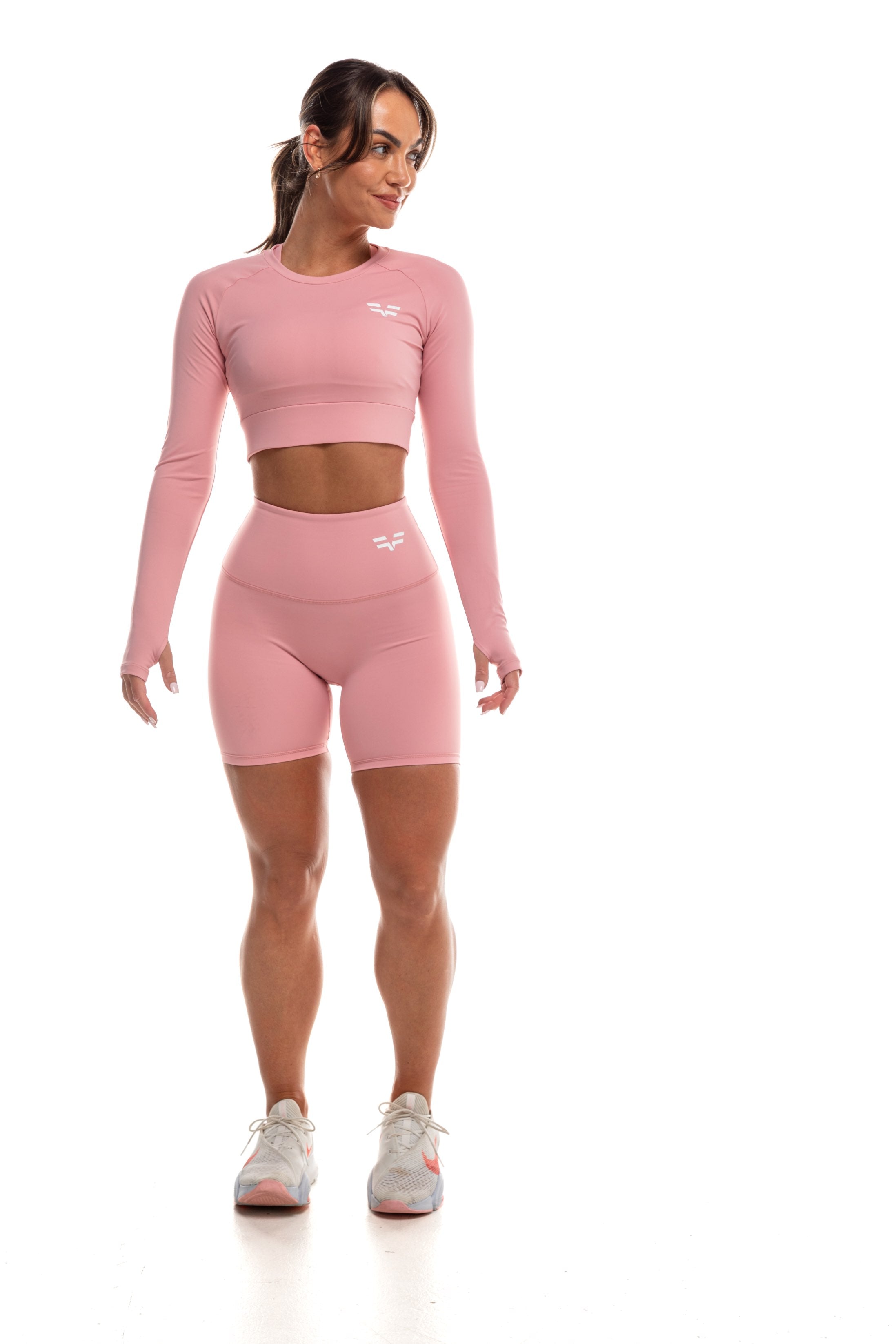 GymFreak Women's Vision Shorts - 6 inch Pink