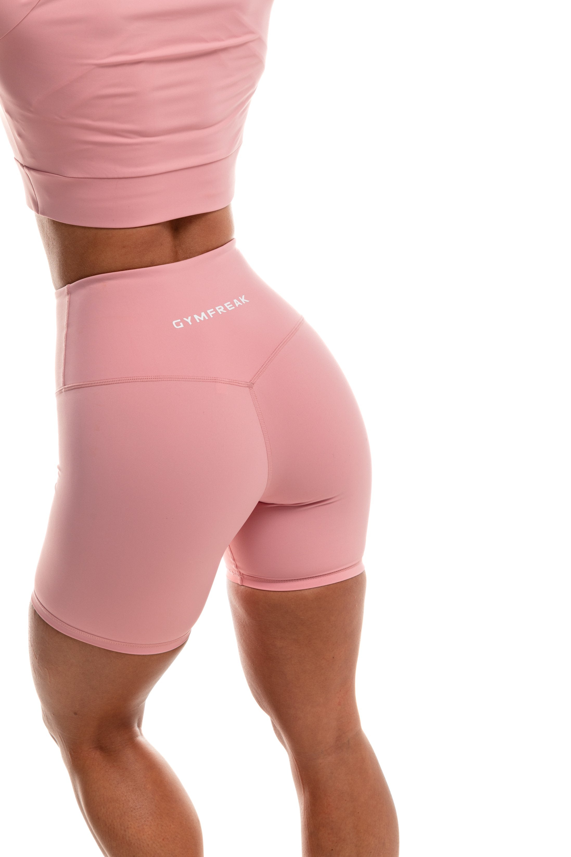 GymFreak Women's Vision Shorts - 6 inch Pink
