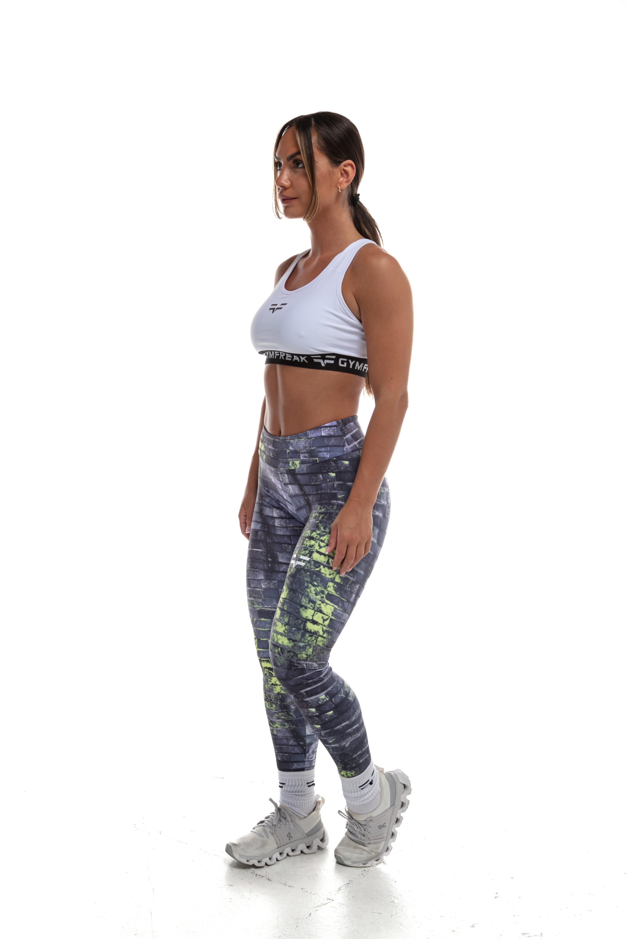 GymFreak Womens Pro Bra - White