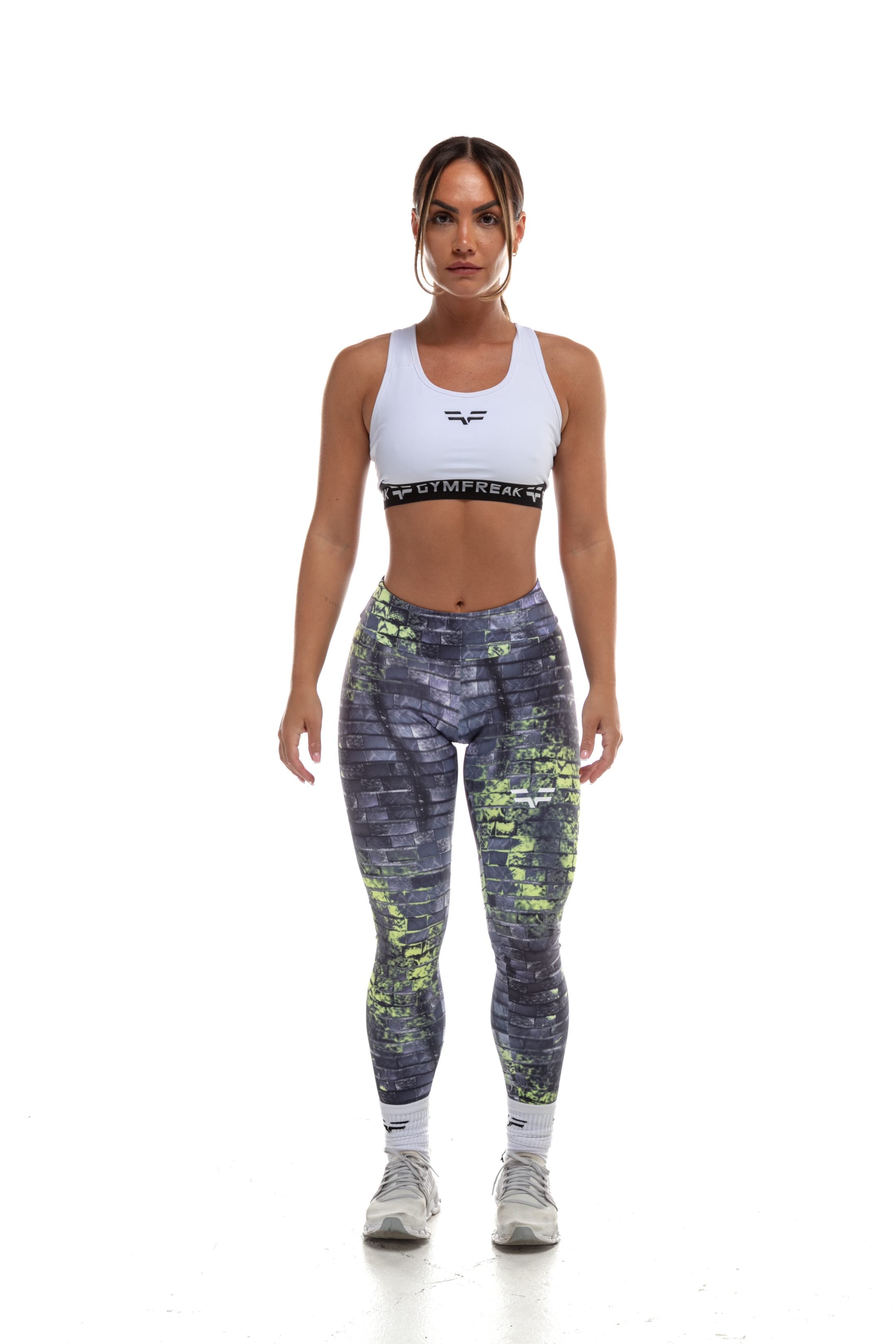 GymFreak Womens Pro Bra - White