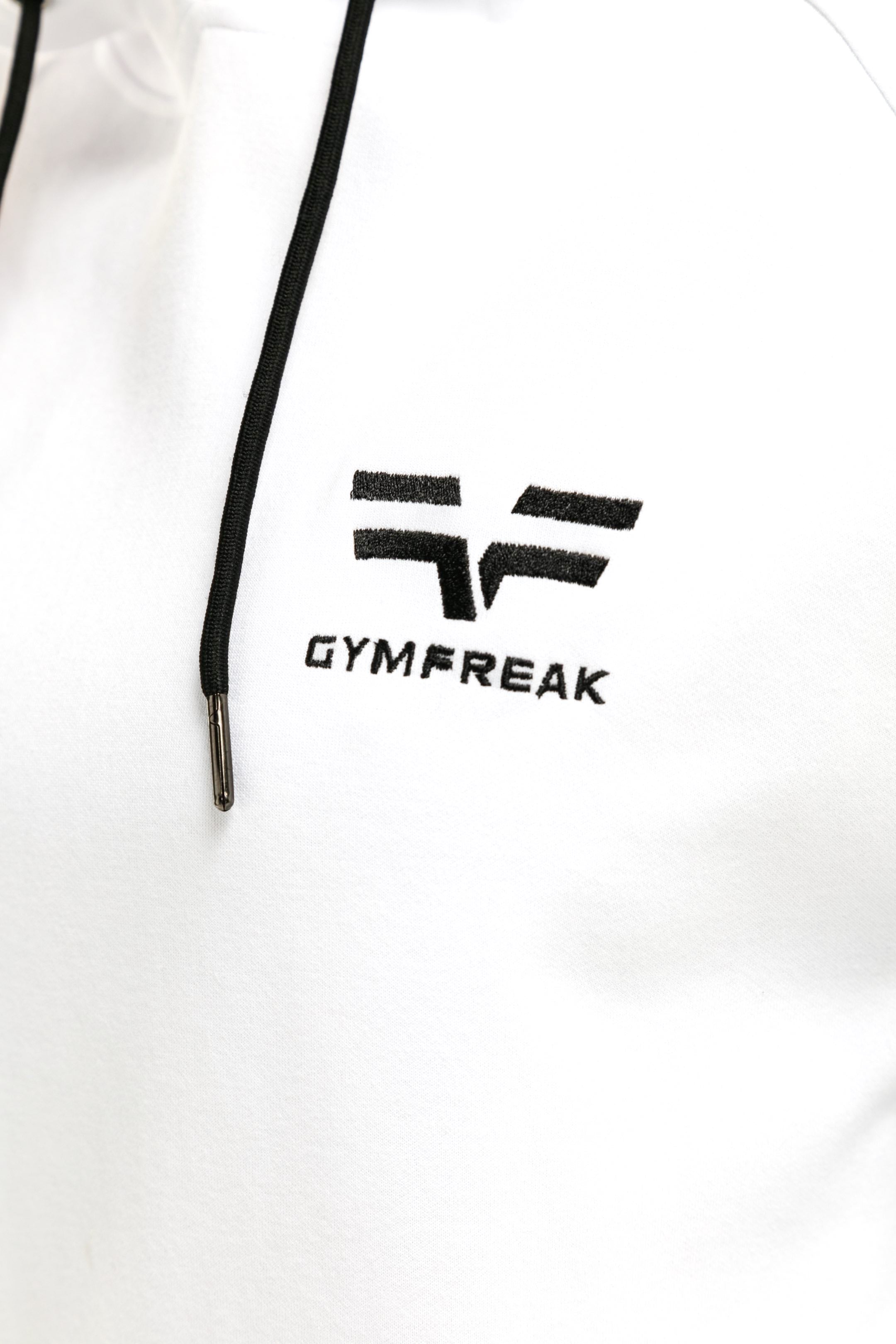 GymFreak Womens Power Hoodie - White