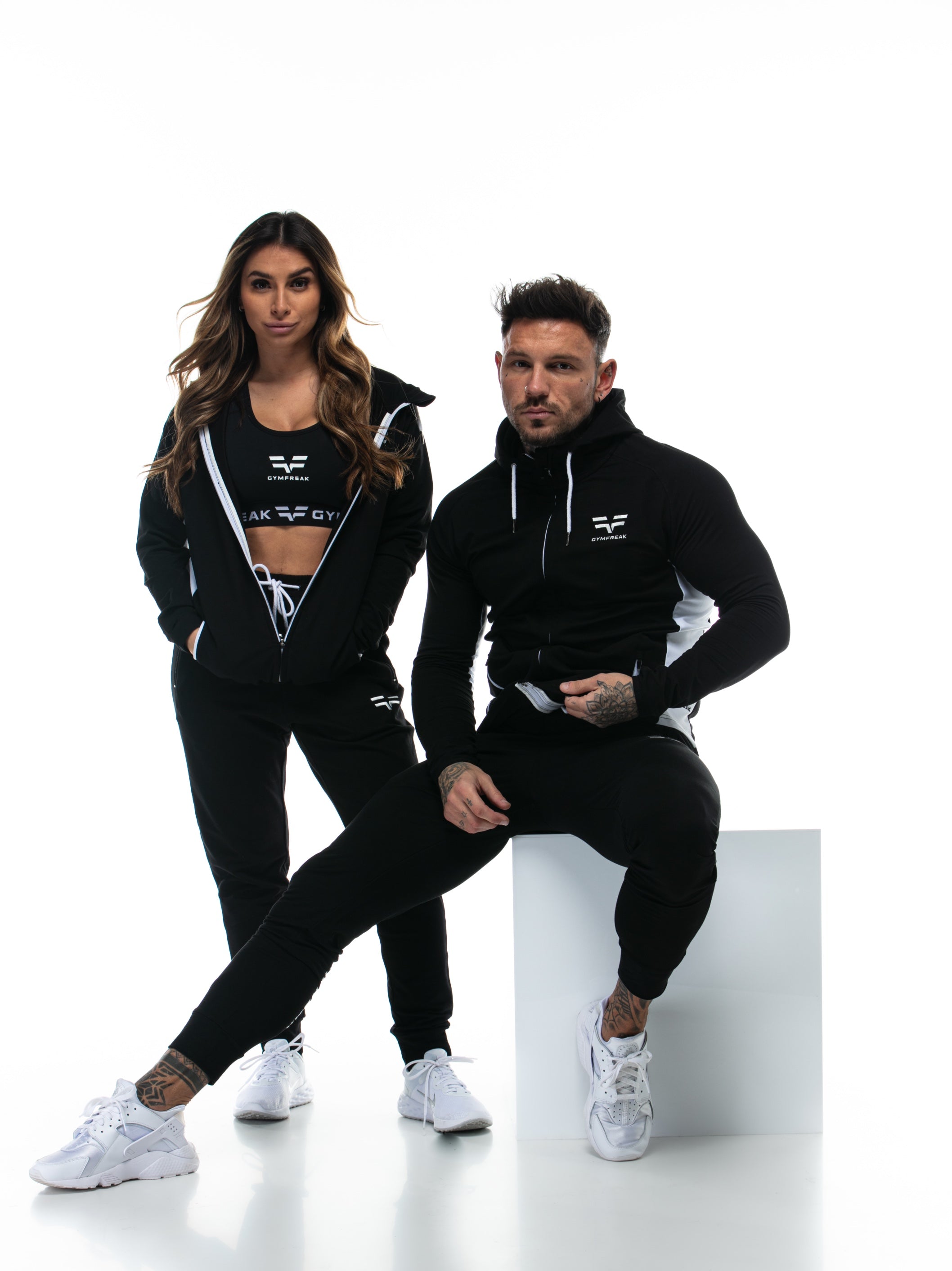 GymFreak Womens Active Joggers - Black