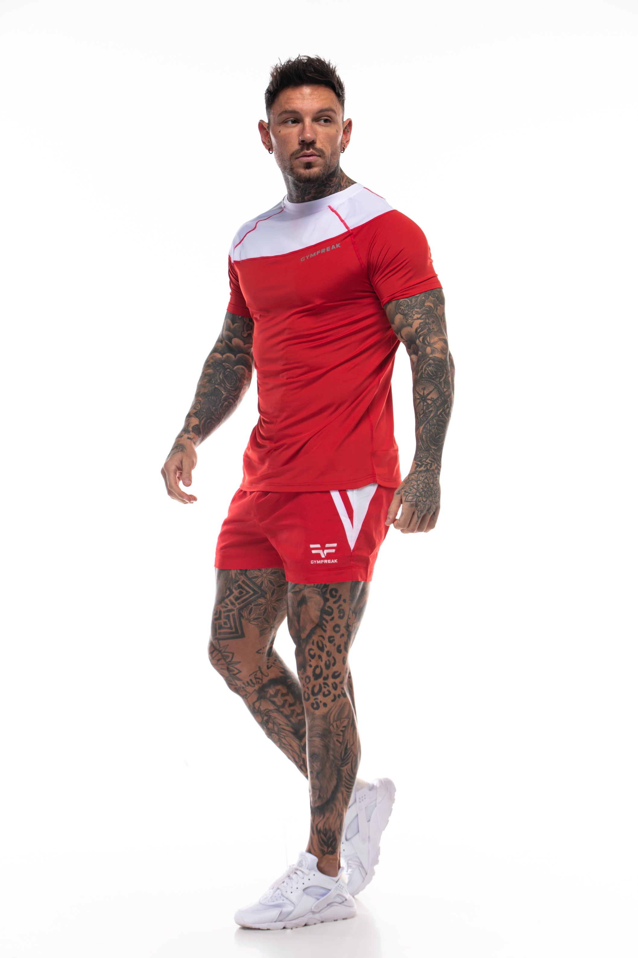 GymFreak Mens Pro T-Shirt - Red