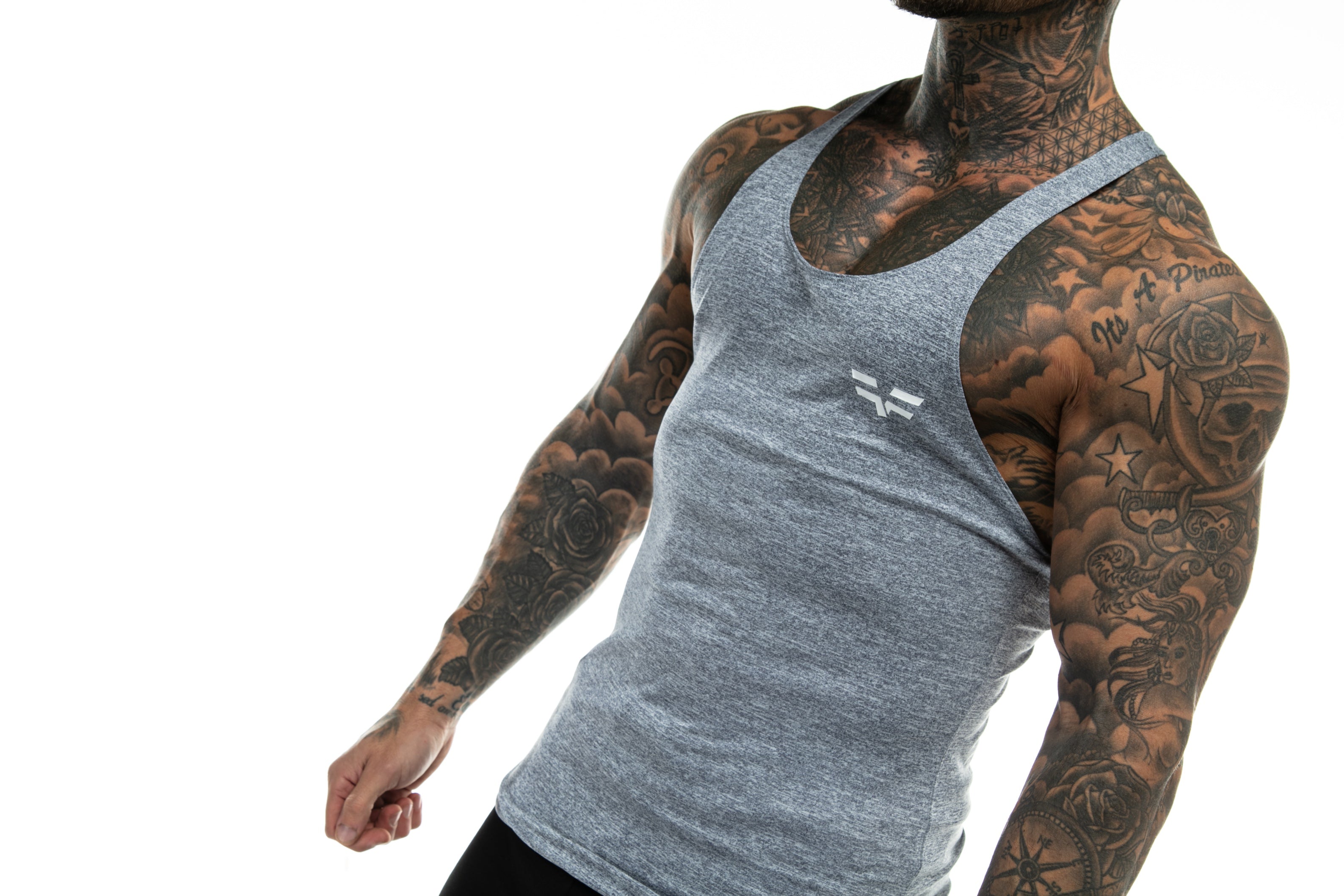 Gilet Active GymFreak Hommes - Gris