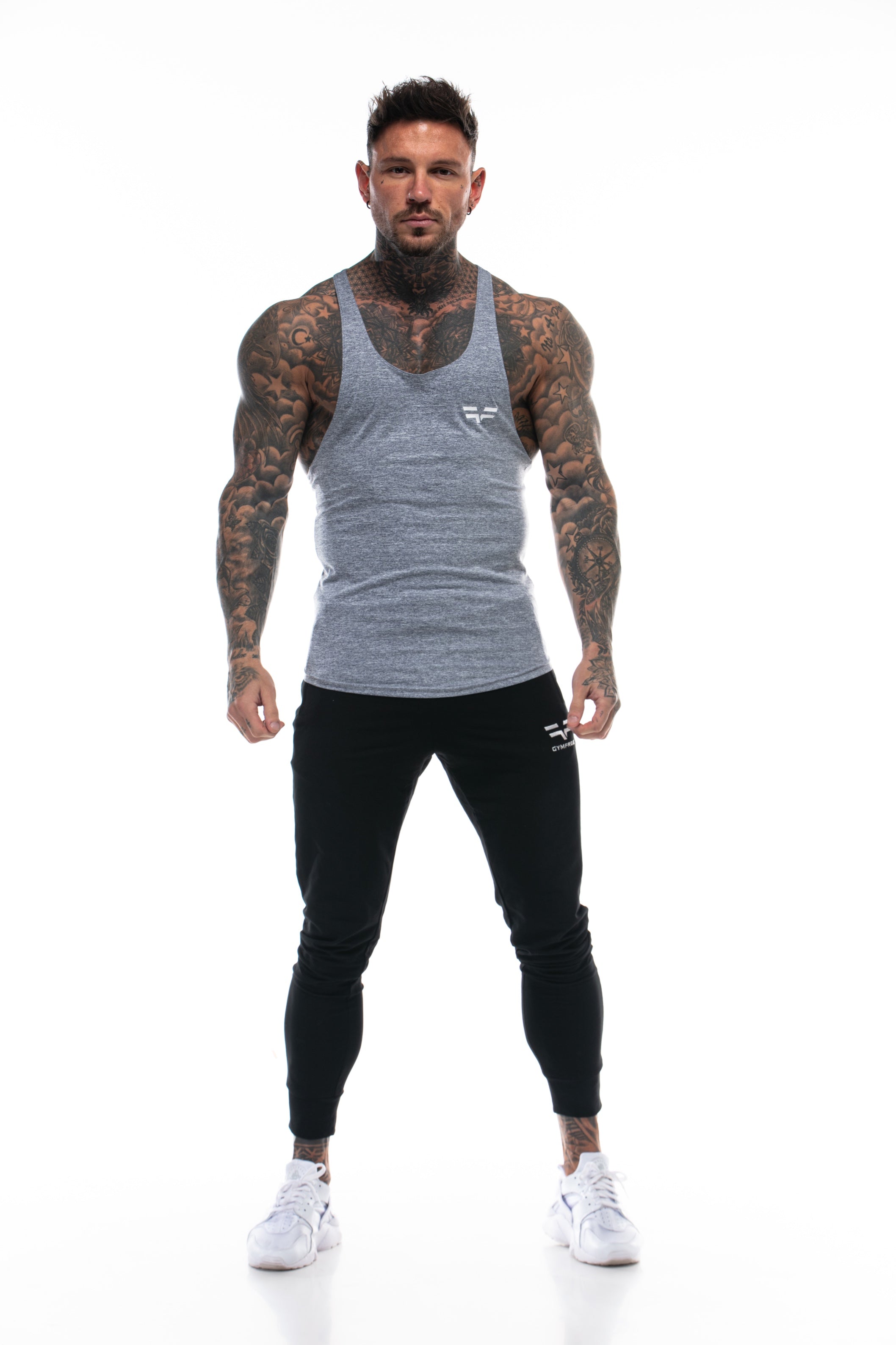 Gilet Active GymFreak Hommes - Gris